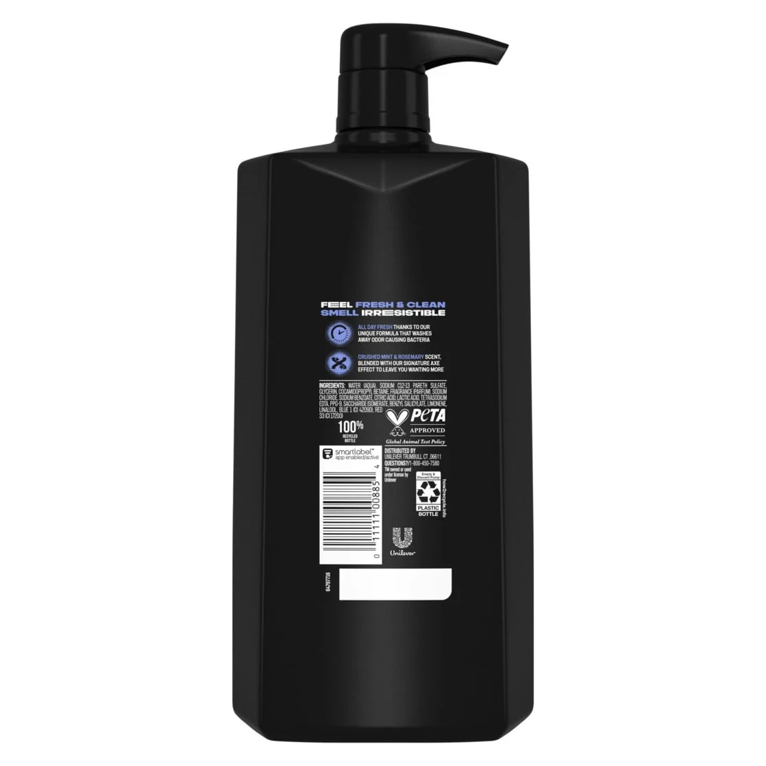 AXE Men's Liquid Body Wash & Shower Gel with Pump Phoenix Crushed Mint & Rosemary, 32 fl oz - Image 9