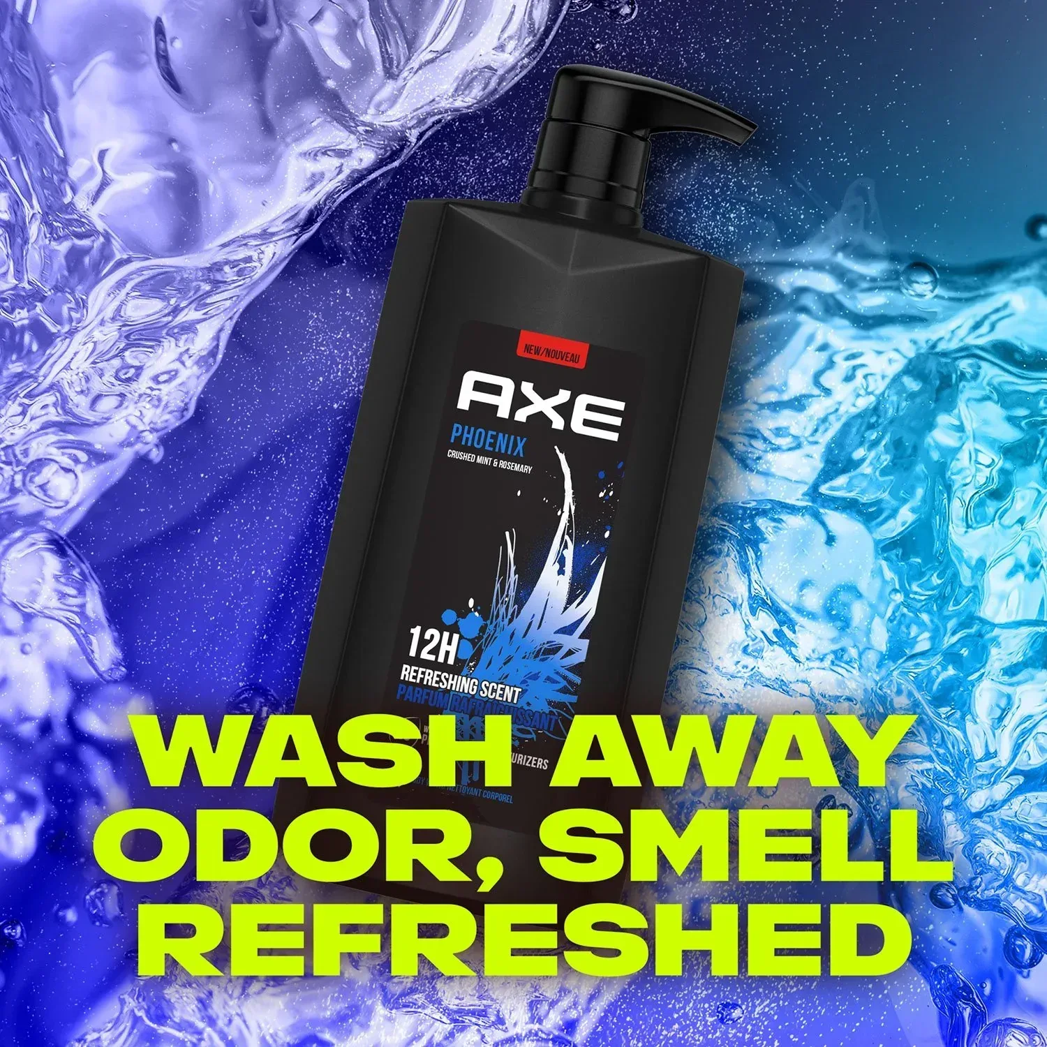 AXE Phoenix Body Wash for Men with Pump, 28 fl. oz., 2 pk. - Image 4