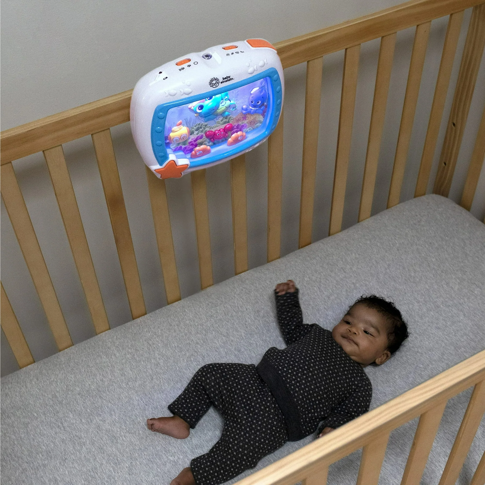 Baby Einstein Sea Dreams Soother Sleep Sound Machine with White Noise and Remote, Multicolor, for Infants and Kids, 0 Months+ - Image 2