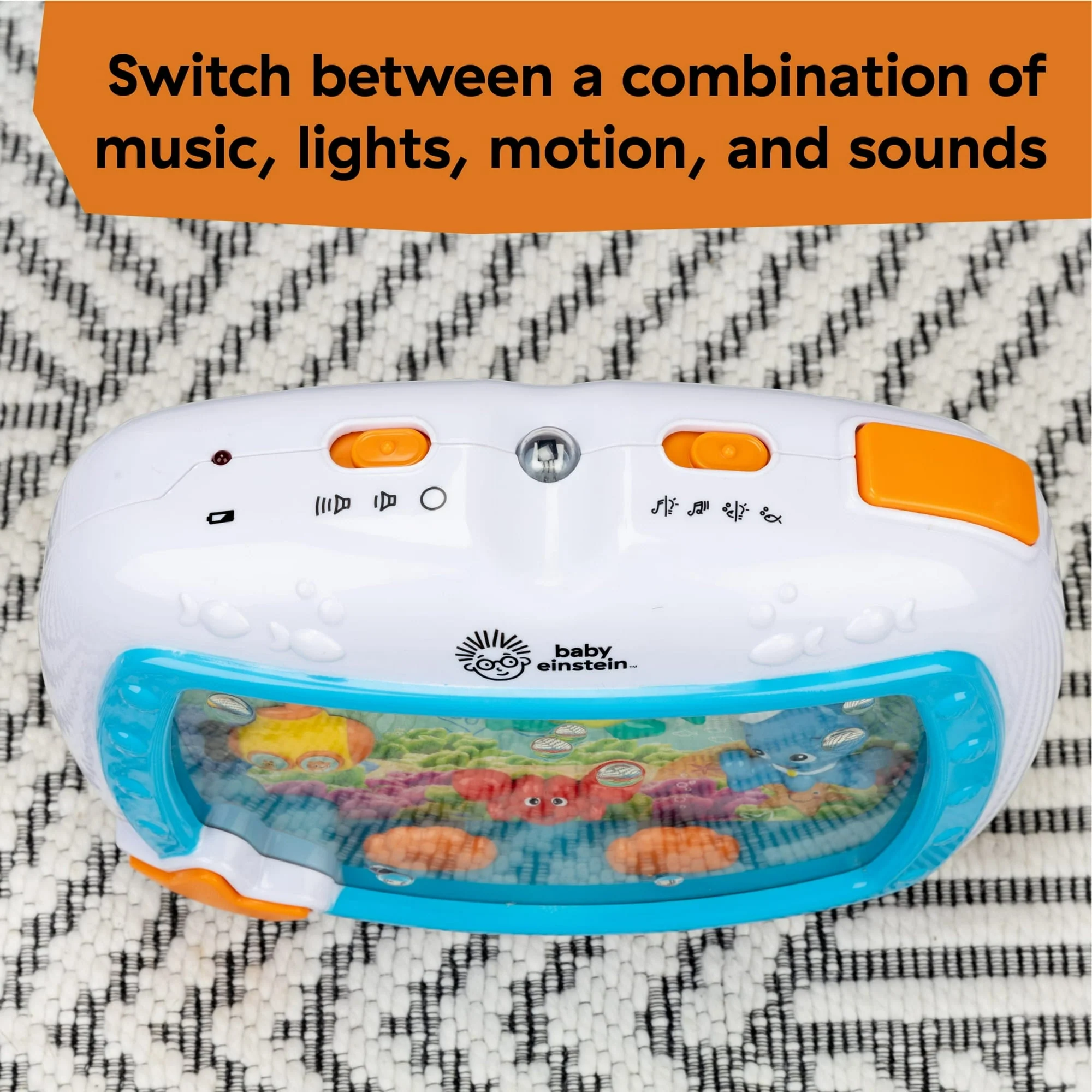 Baby Einstein Sea Dreams Soother Sleep Sound Machine with White Noise and Remote, Multicolor, for Infants and Kids, 0 Months+ - Image 5