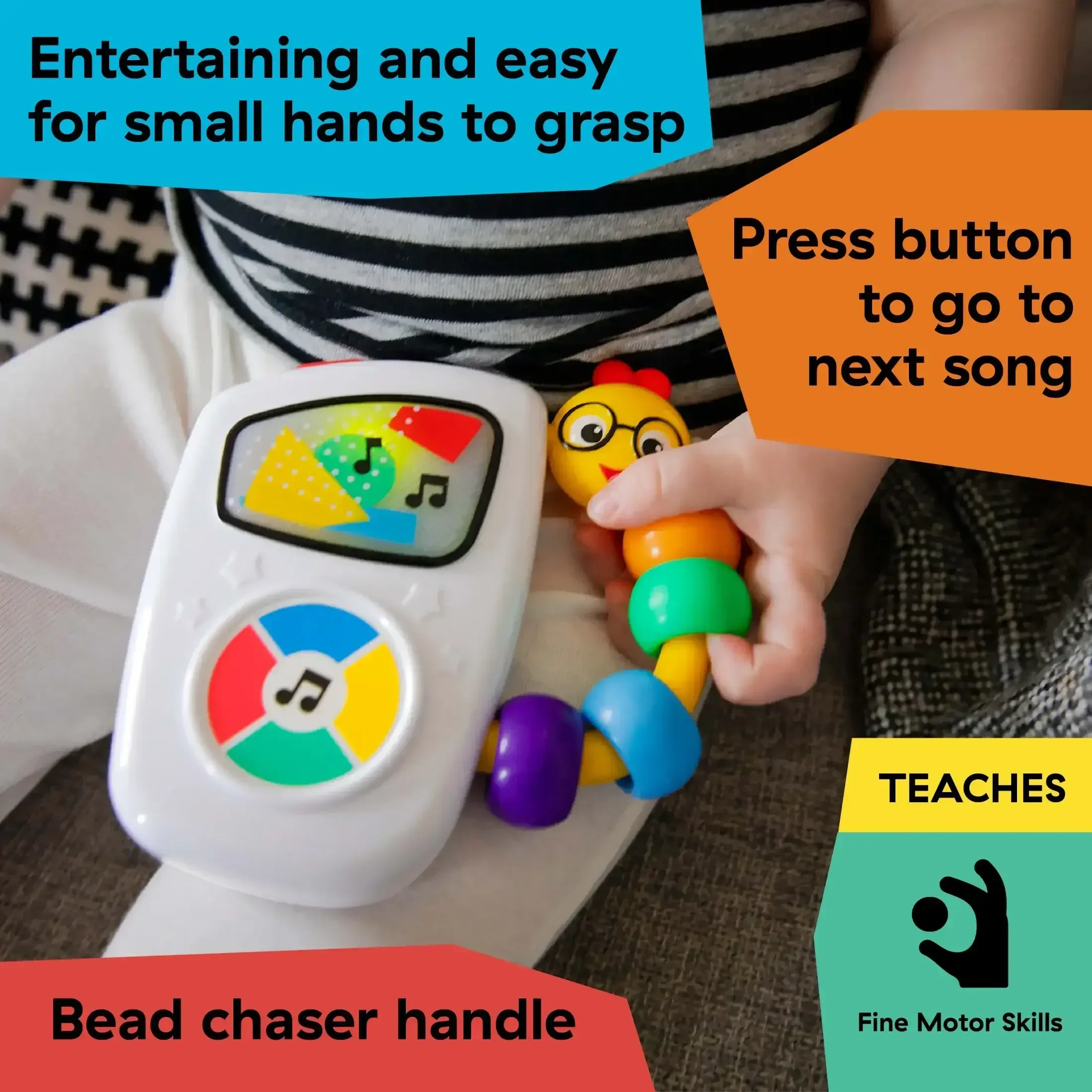 Baby Einstein Take Along Tunes Musical Infant Toy with Volume Control - Image 2
