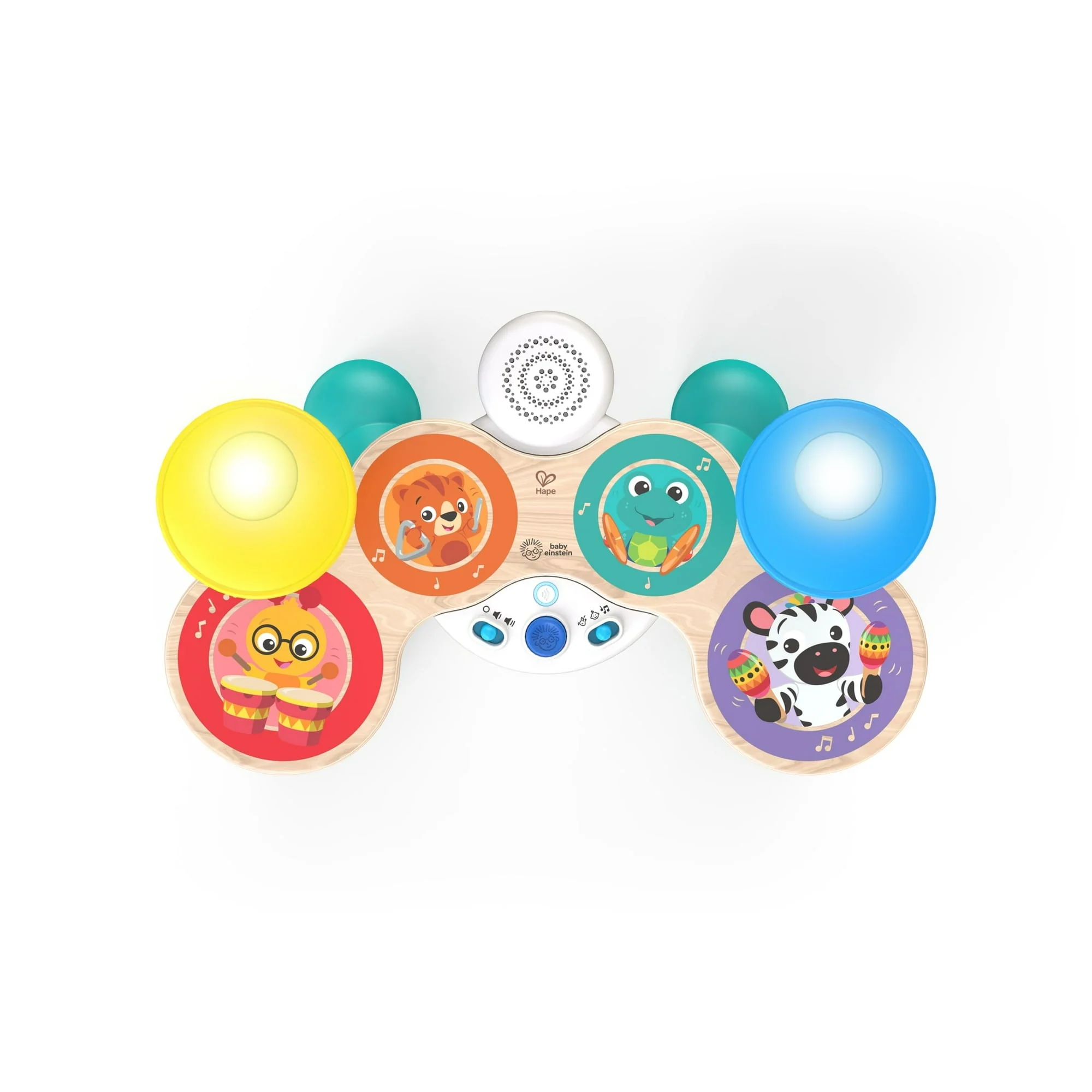 Baby Einstein Together in Tune Drums Wireless Wooden Musical Toddler Toy, Magic Touch, Unisex, Age 12 months+ - Image 5