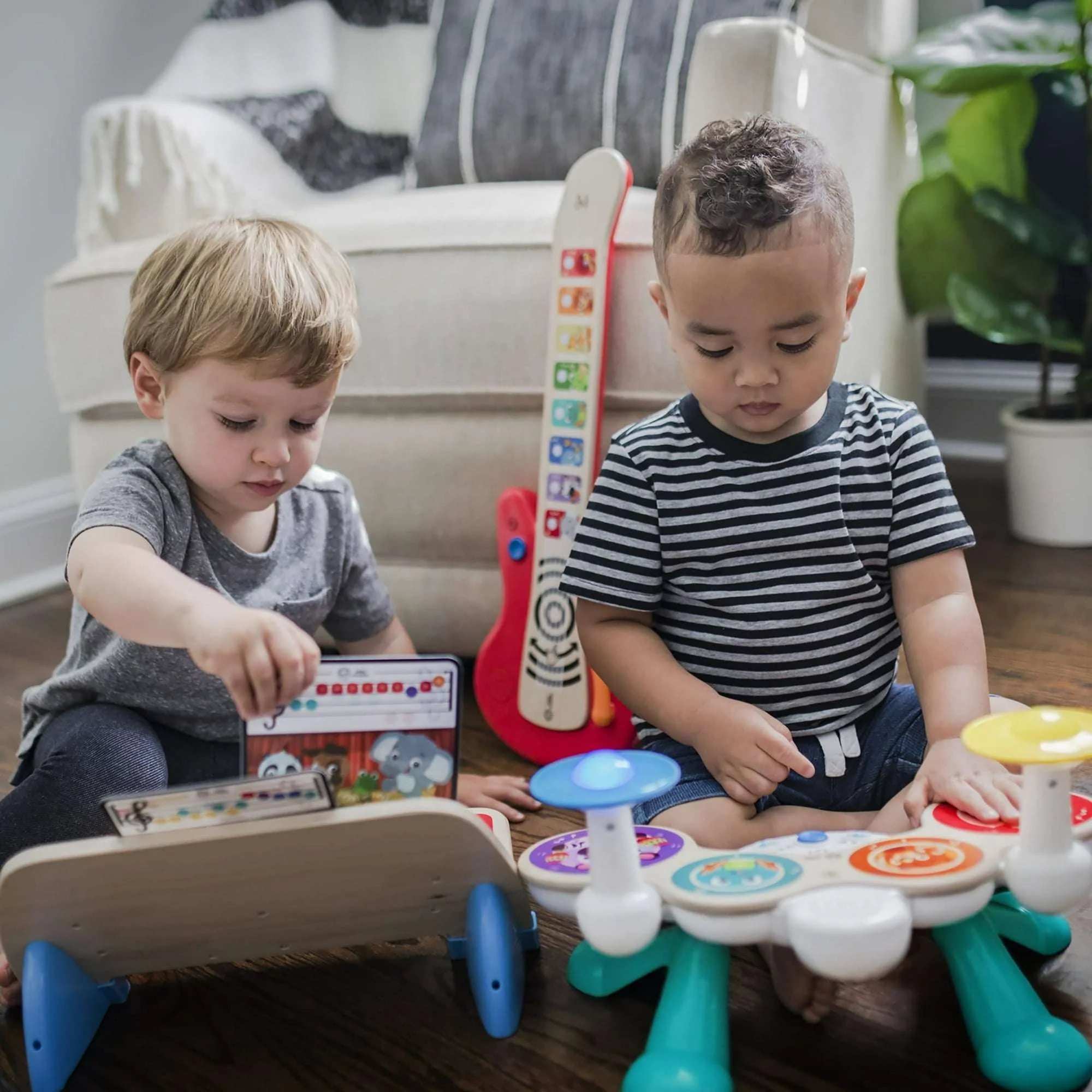 Baby Einstein Together in Tune Drums Wireless Wooden Musical Toddler Toy, Magic Touch, Unisex, Age 12 months+ - Image 6