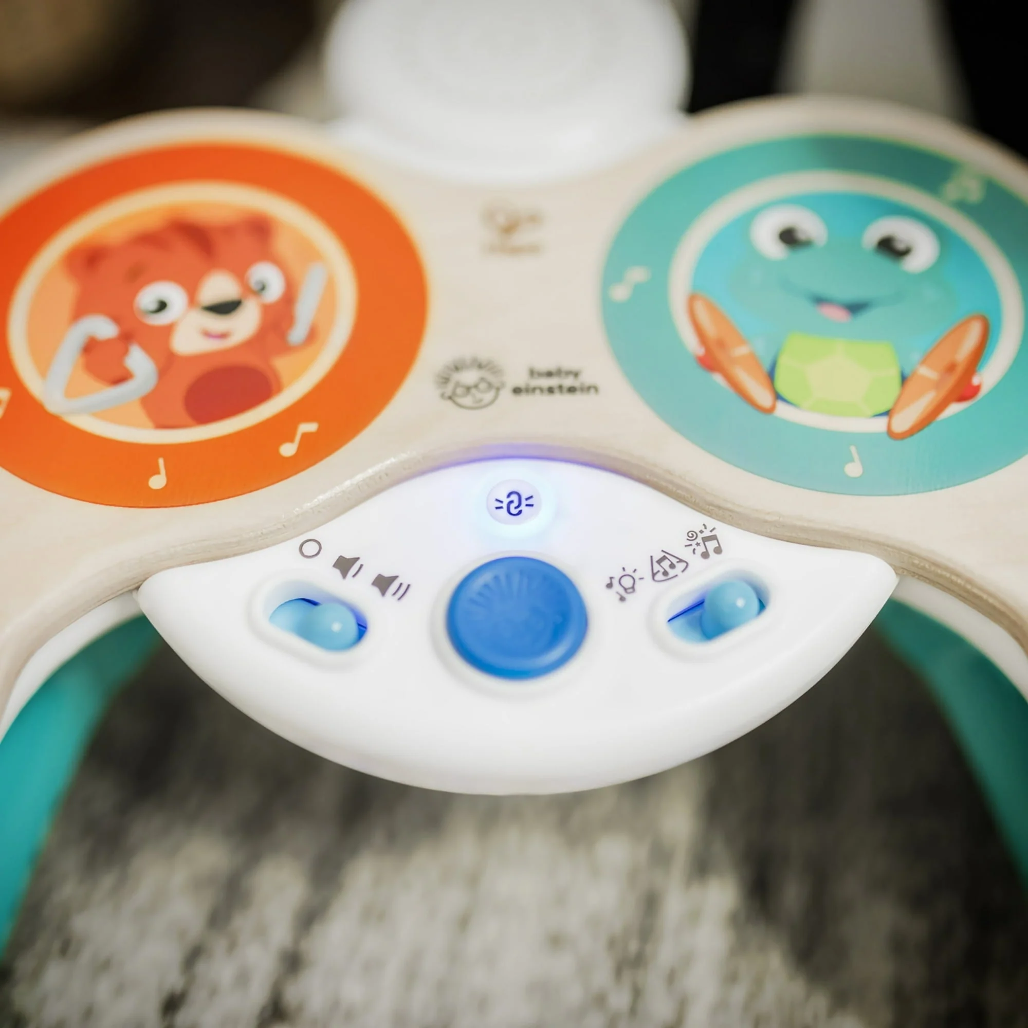 Baby Einstein Together in Tune Drums Wireless Wooden Musical Toddler Toy, Magic Touch, Unisex, Age 12 months+ - Image 7