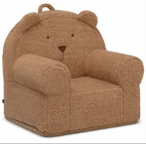 BabyGap by Delta Children Sherpa Bear Chair - Tan - Image 2