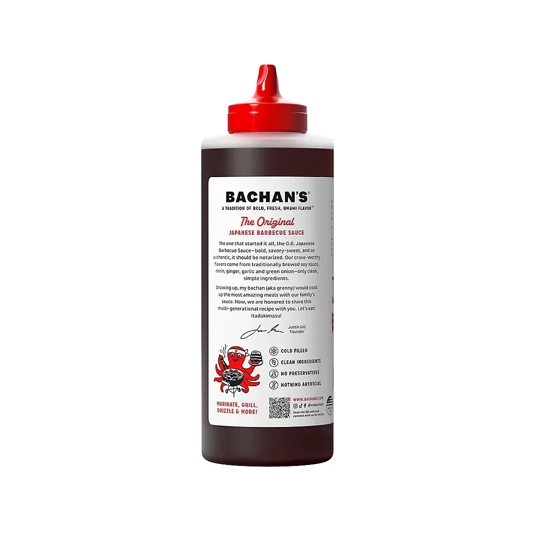 Bachan's The Original Japanese BBQ Sauce, Bold, Fresh, Umami Flavor, Bottle, 26 oz. - Image 2