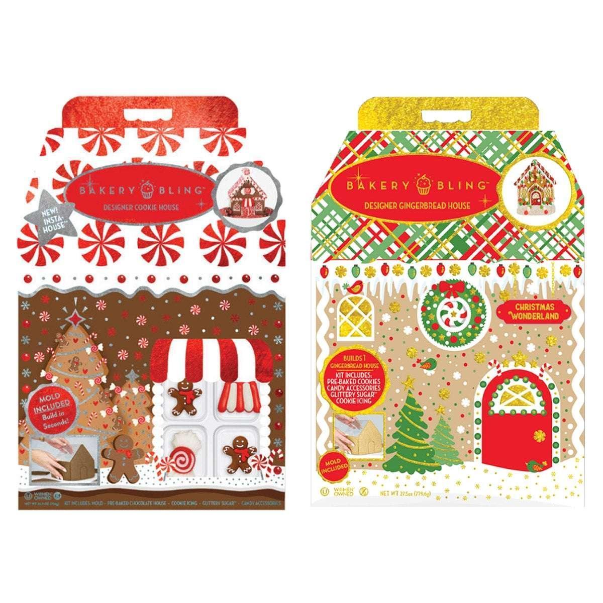 Bakery Bling Designer Gingerbread House Kits, 2-pack - Image 2