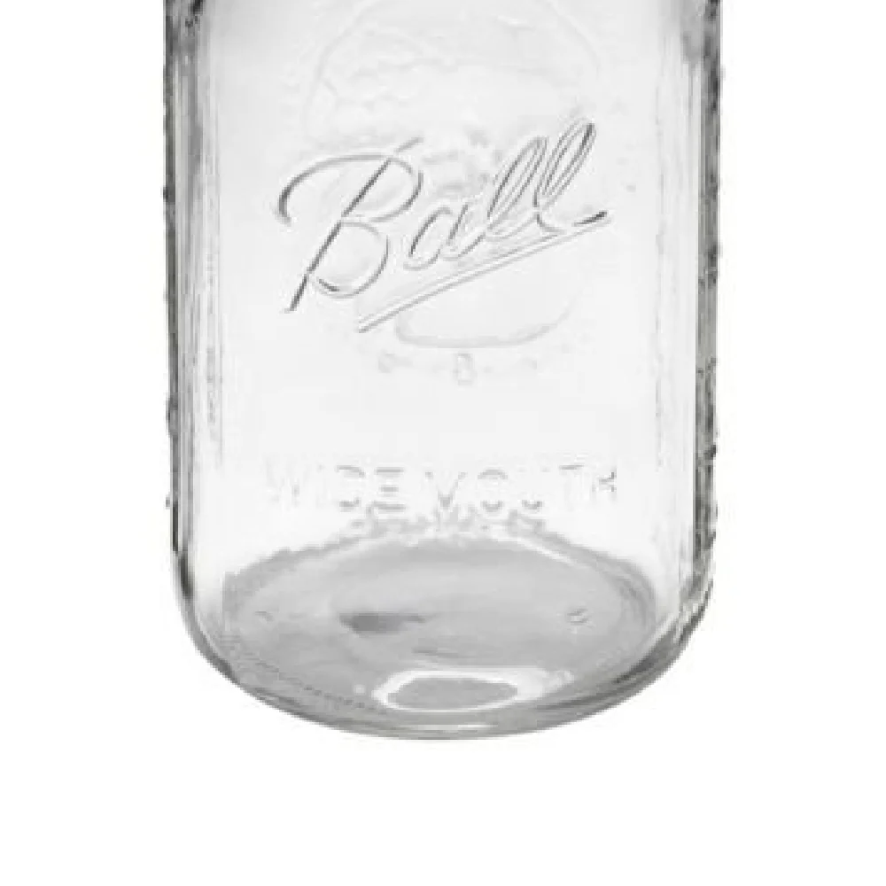 Ball Mason Jar Wide Mouth with Lid and Band 67000 Glass Quart 32 Oz Single Jar Preserving Serving Decor Gift Giving BPA Free Made in USA, 2-Pack - Image 5