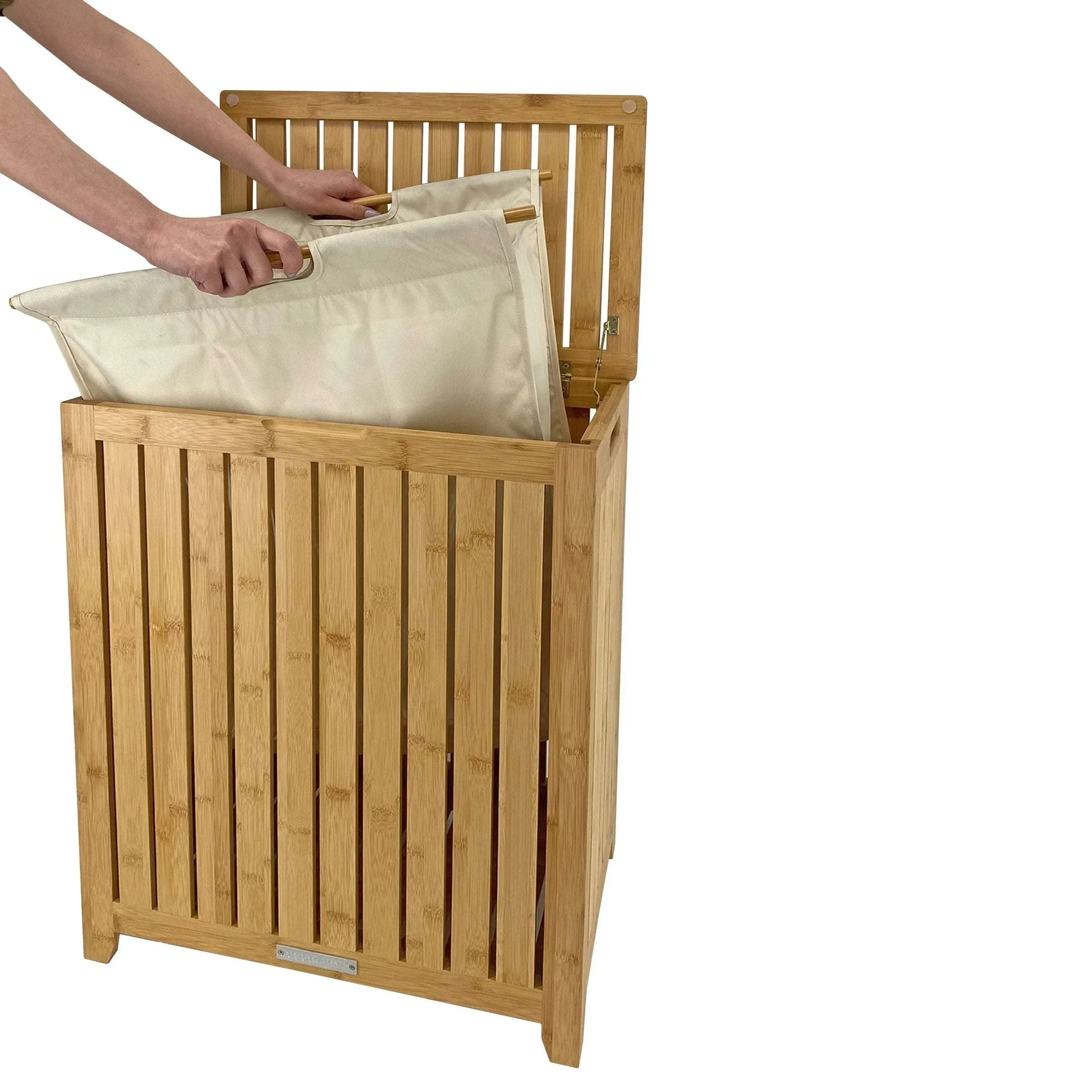 Bamboo Laundry Hamper - Image 3