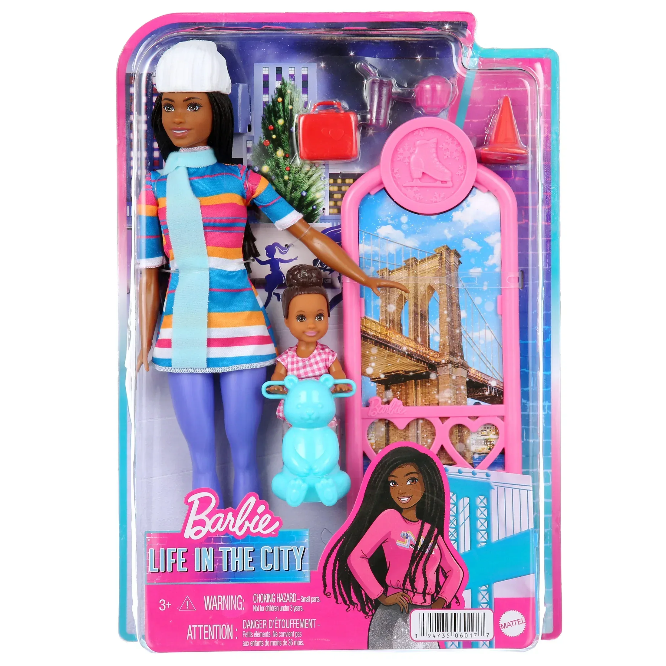 Barbie Brooklyn Roberts Ice Skating Playset