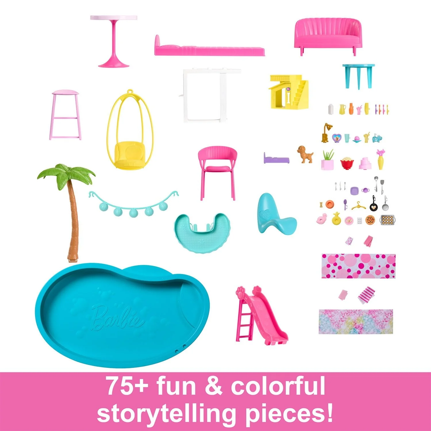 Barbie Dreamhouse Dollhouse with Accessories - Image 2