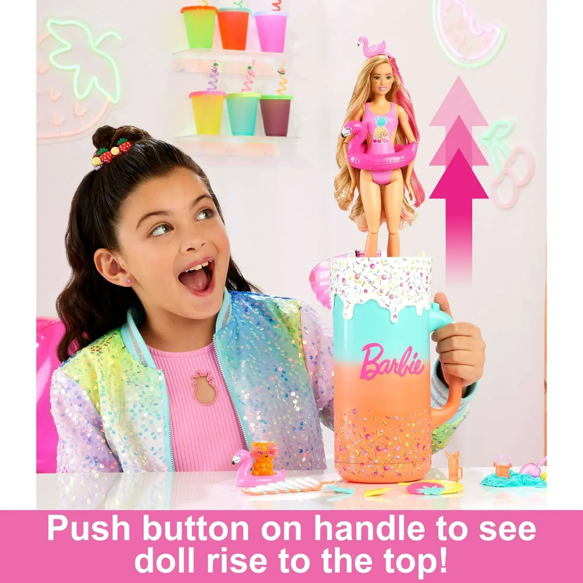 Barbie Pop Reveal Rise & Surprise Gift Set with Scented Doll, Squishy Scented Pet & More - Image 5