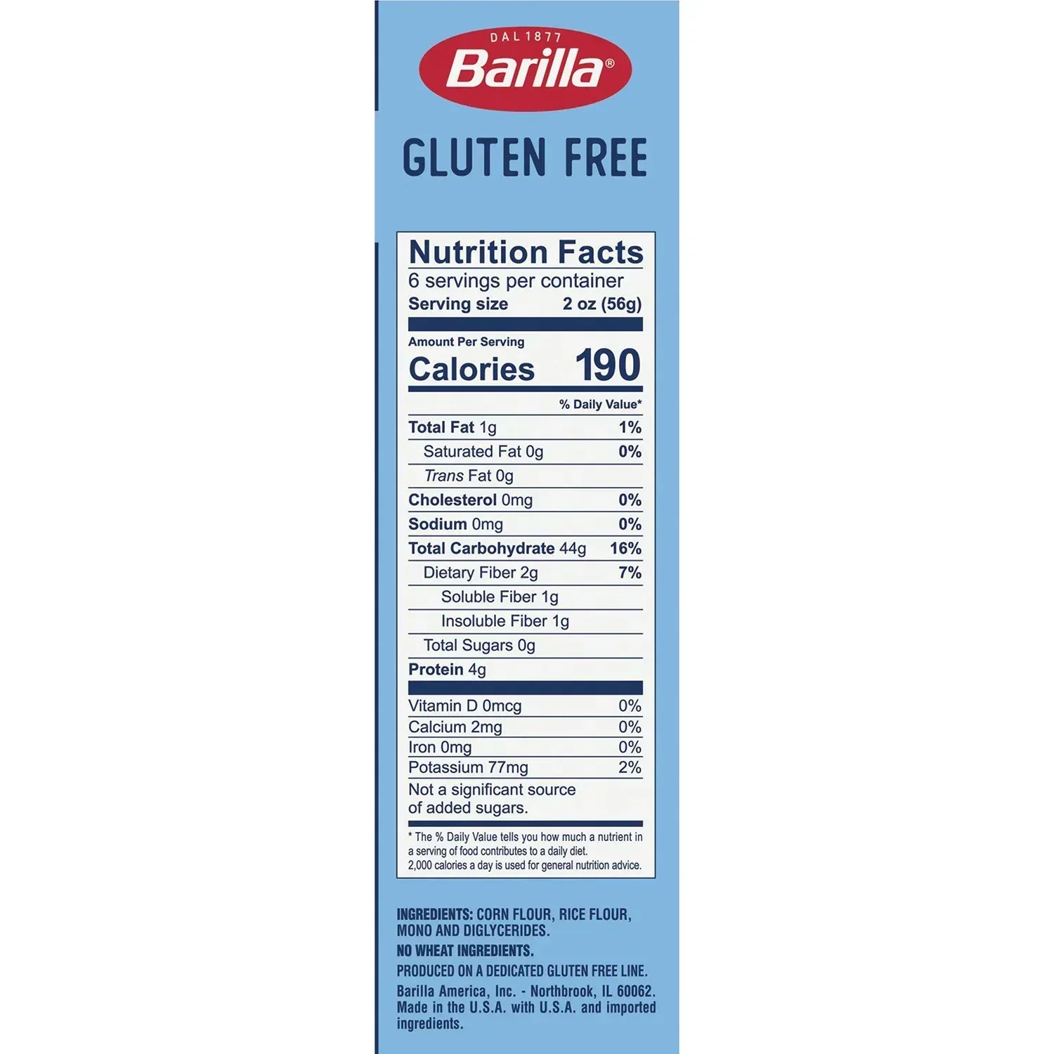 Barilla Gluten-Free Pasta, Variety Pack 12 oz., 4 pk. - Image 2