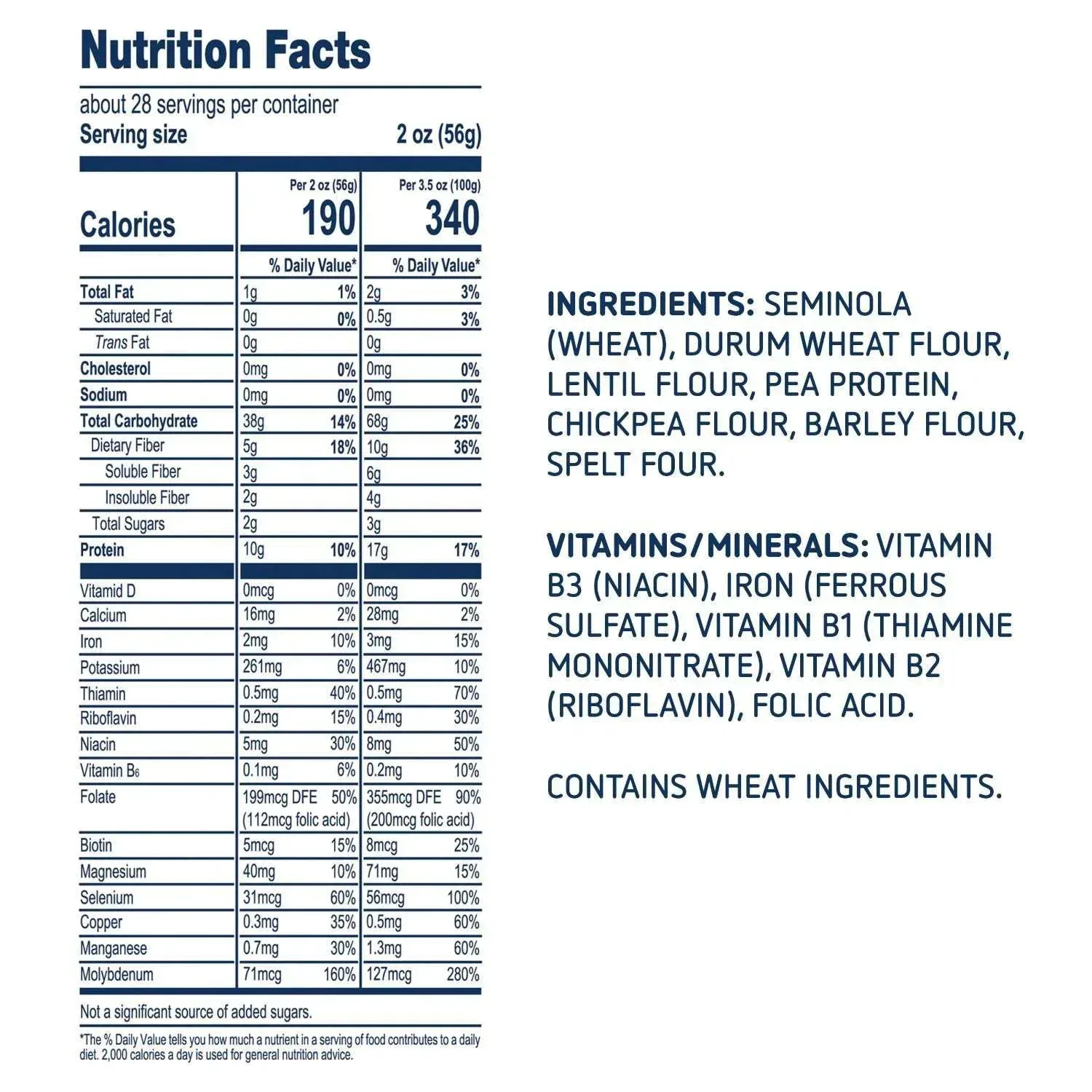Barilla Protein+ Penne & Rotini, 14.5 oz., 4 pk. - Image 2