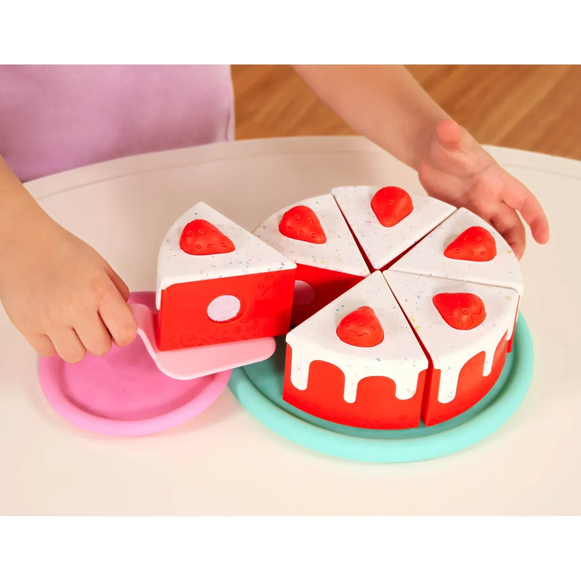 Battat Sweet Treats Pop-Up Shop Fabric Tent 25-Piece Dessert Set, Toddler and Preschool Toys - Image 3