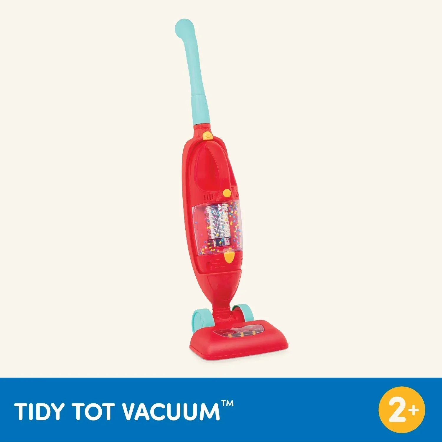Battat Tidy Tot Vacuum with Plastic Handheld Vacuum and Real Suction, Toddler and Preschool Toys - Image 4