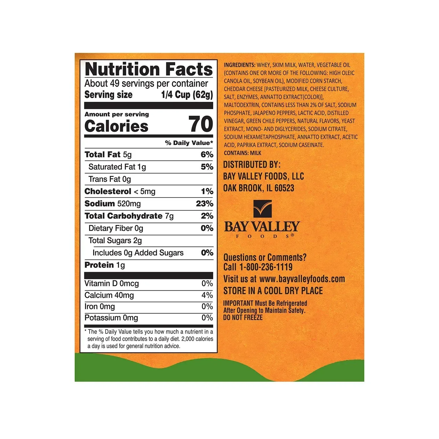 Bay Valley Nacho Cheese Sauce, 106 oz. - Image 3