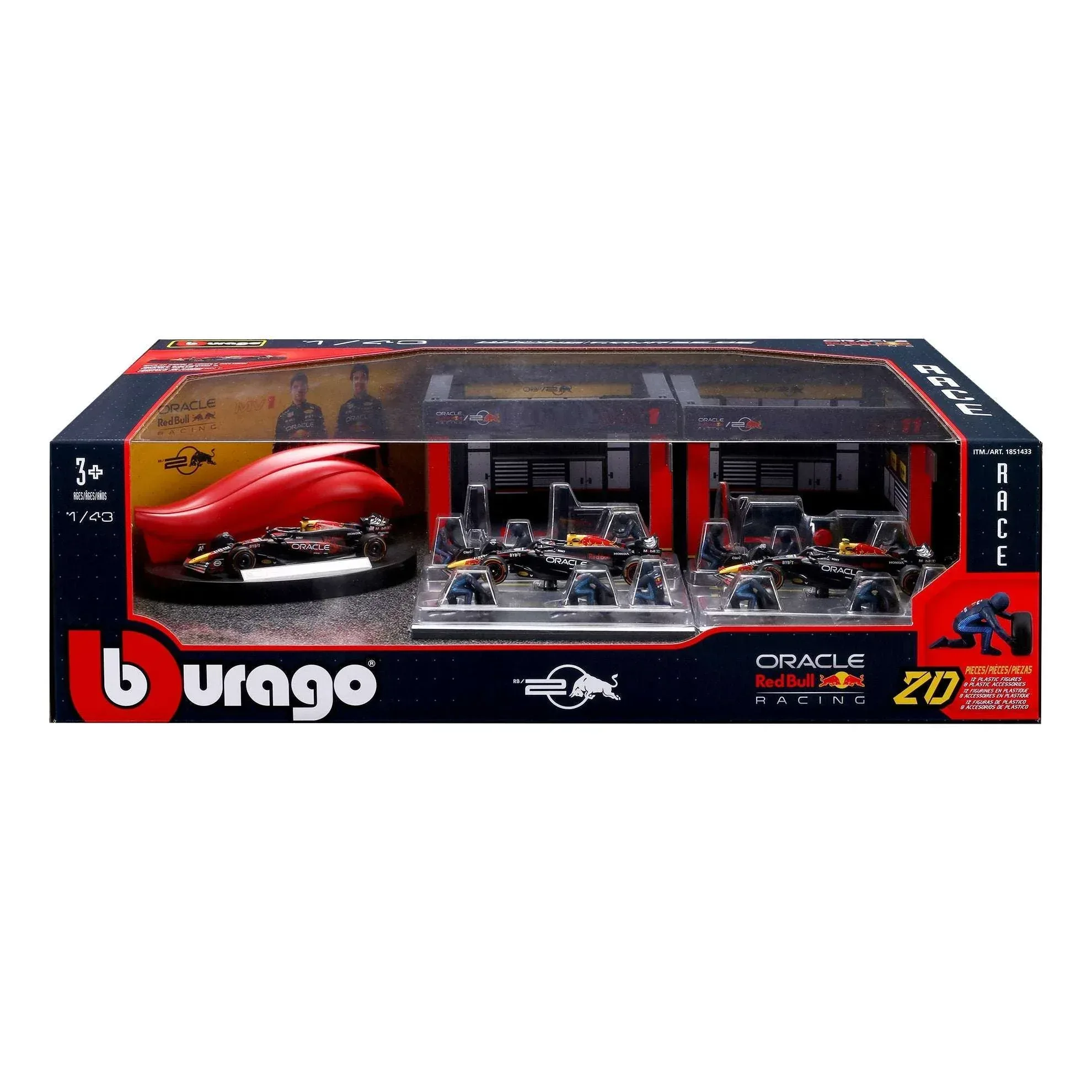Bburago 1:43 Formula Racing Paddock Set - Image 14