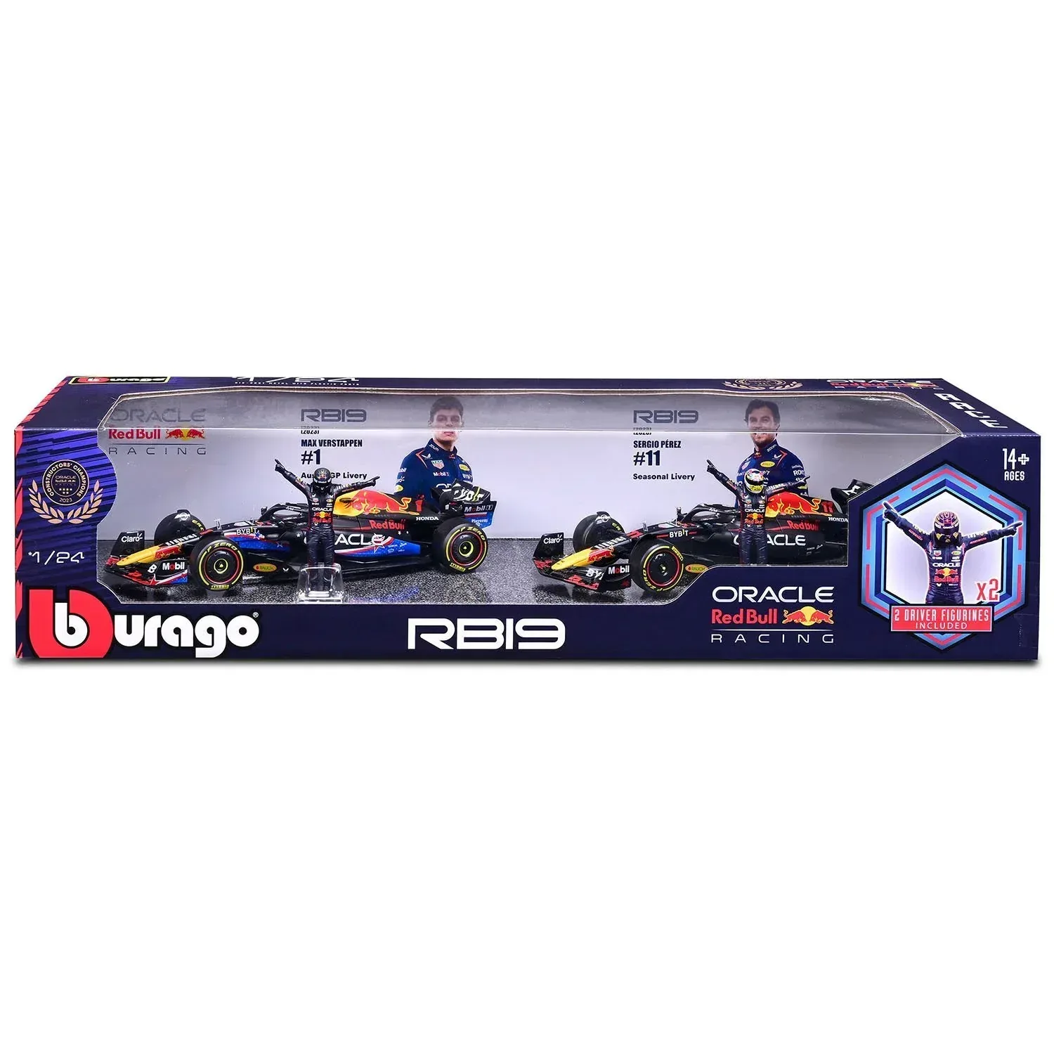 Bburago Formula One Racing 1:24 Race Cars with Driver Figures, 2 pk. - Image 12