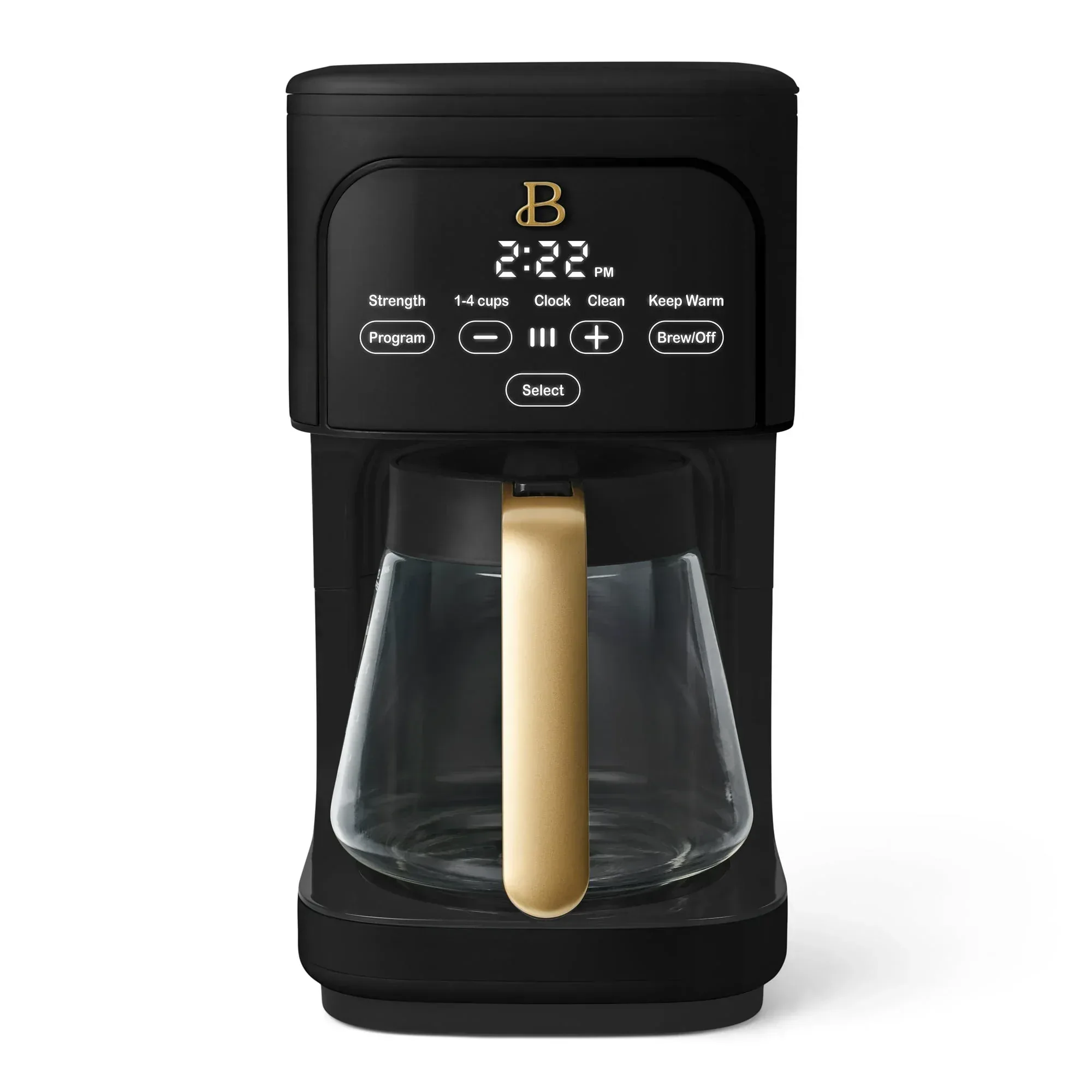 Beautiful 12 Cup Programmable Coffee Maker, White Icing by Drew Barrymore - Image 10