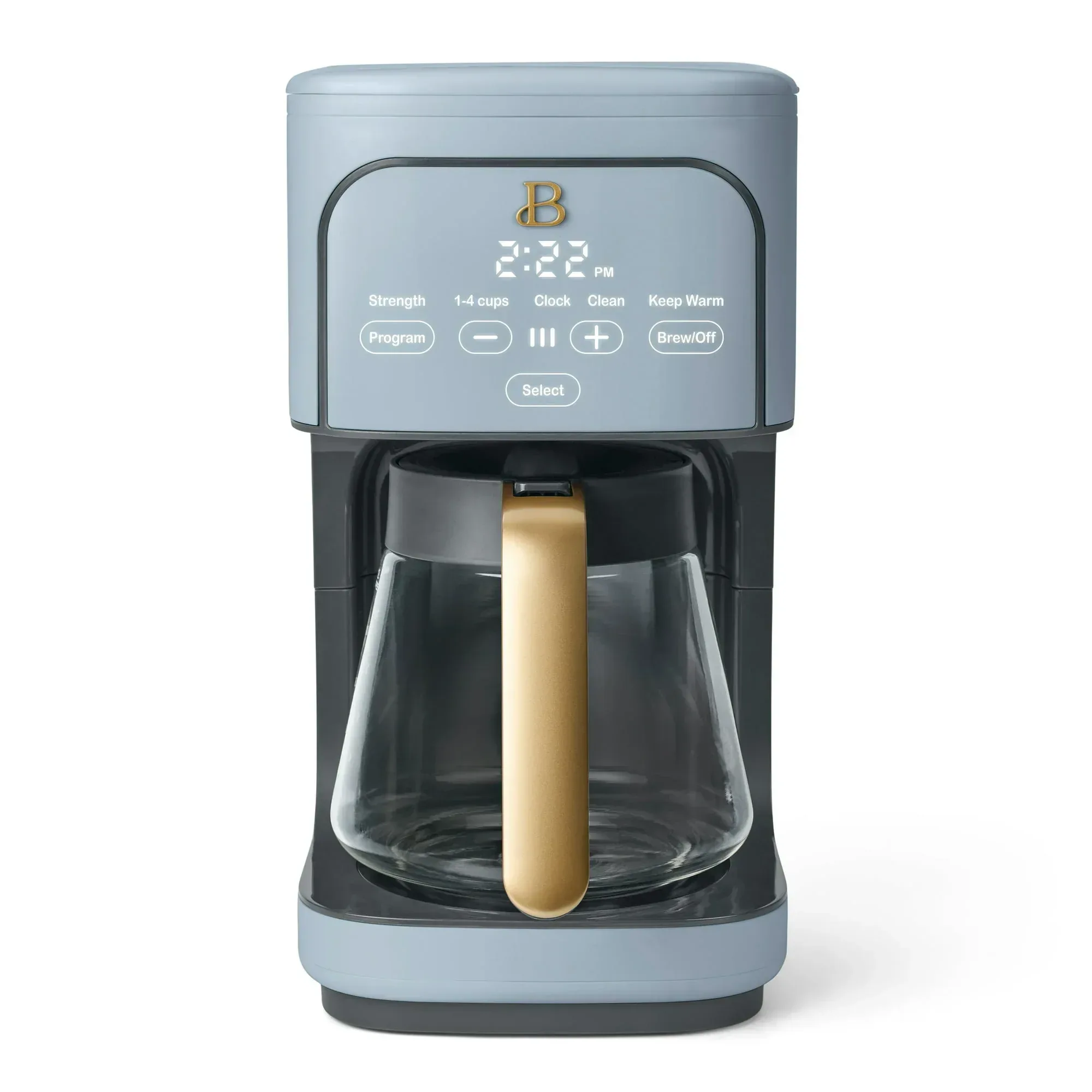 Beautiful 12 Cup Programmable Coffee Maker, White Icing by Drew Barrymore - Image 14