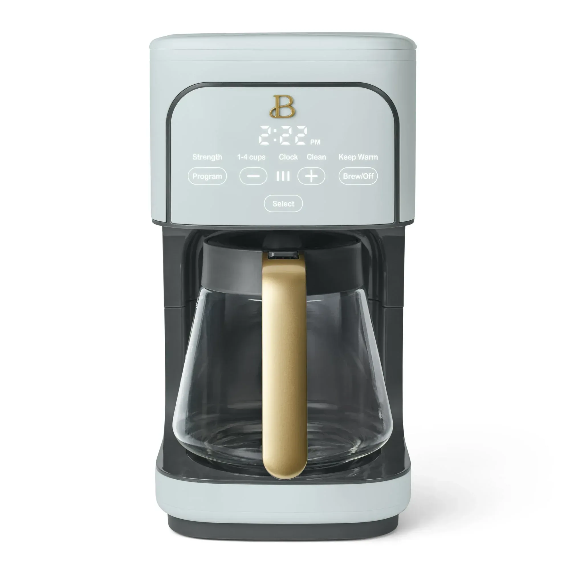 Beautiful 12 Cup Programmable Coffee Maker, White Icing by Drew Barrymore - Image 19