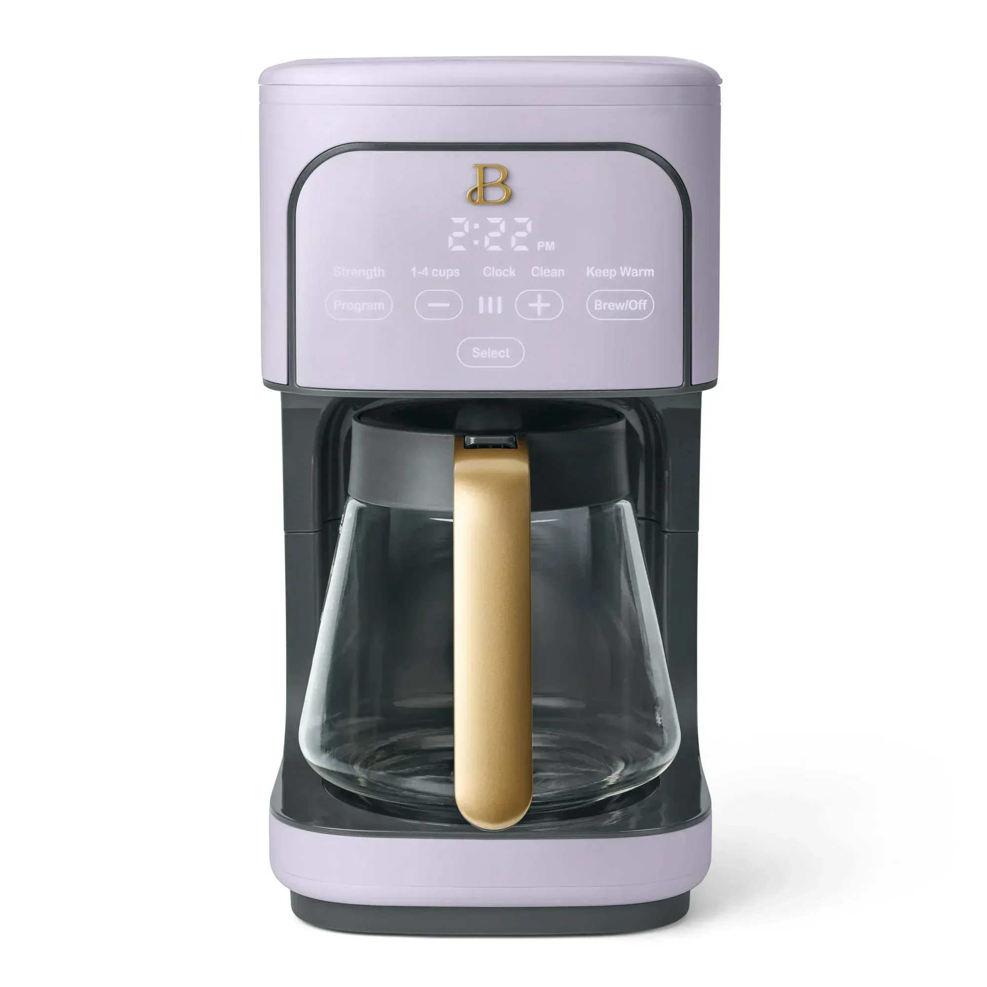 Beautiful 12 Cup Programmable Coffee Maker, White Icing by Drew Barrymore - Image 23