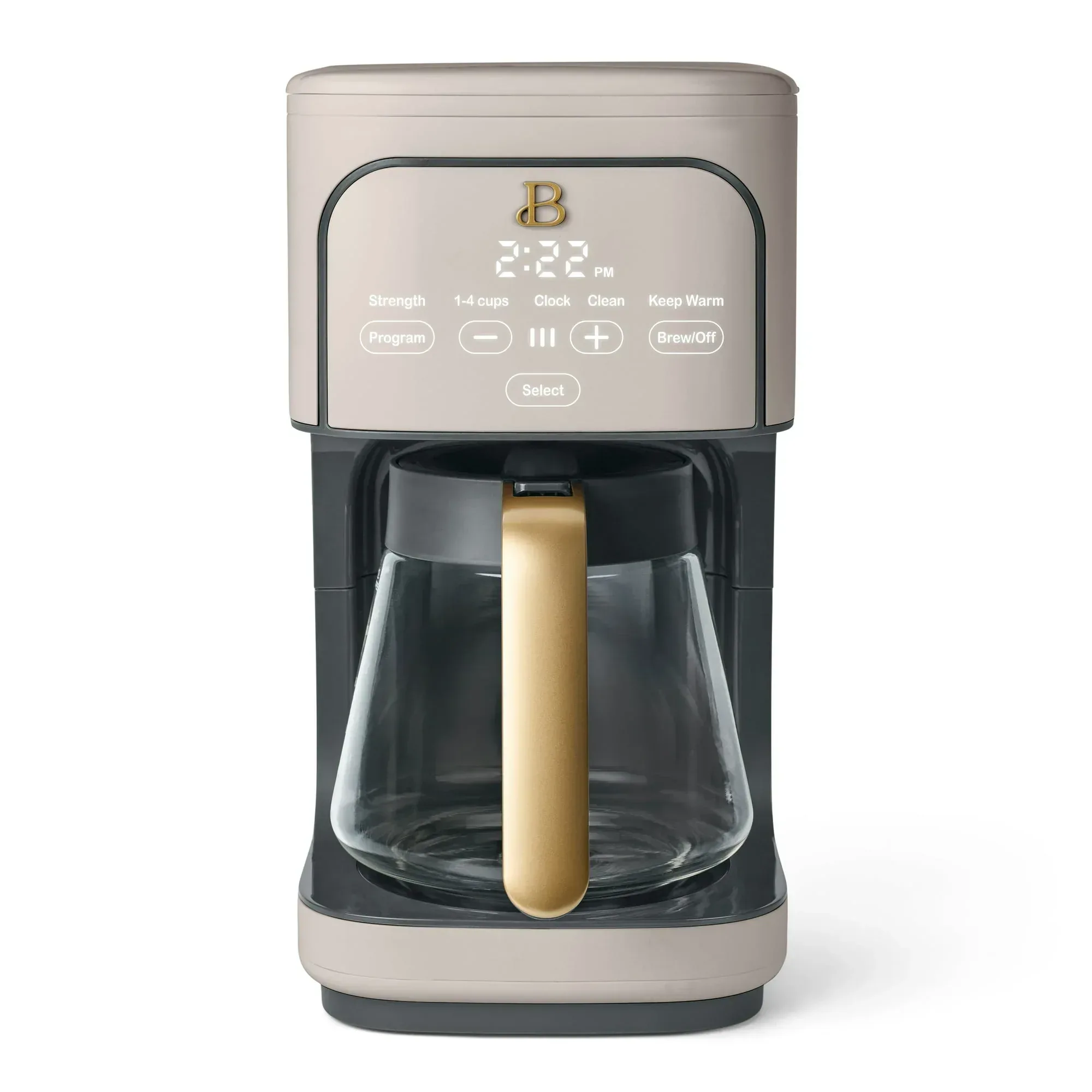 Beautiful 12 Cup Programmable Coffee Maker, White Icing by Drew Barrymore - Image 26