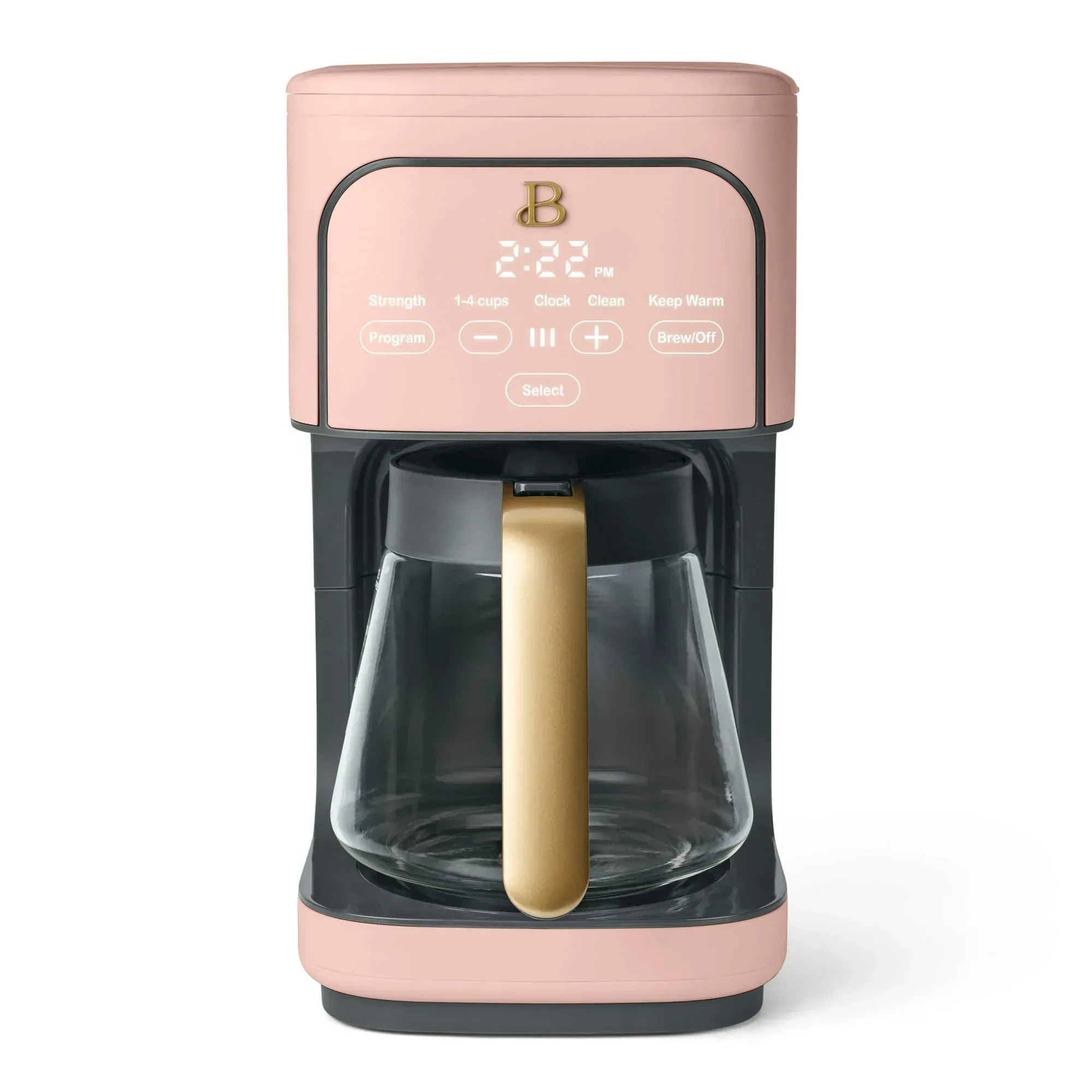 Beautiful 12 Cup Programmable Coffee Maker, White Icing by Drew Barrymore - Image 31