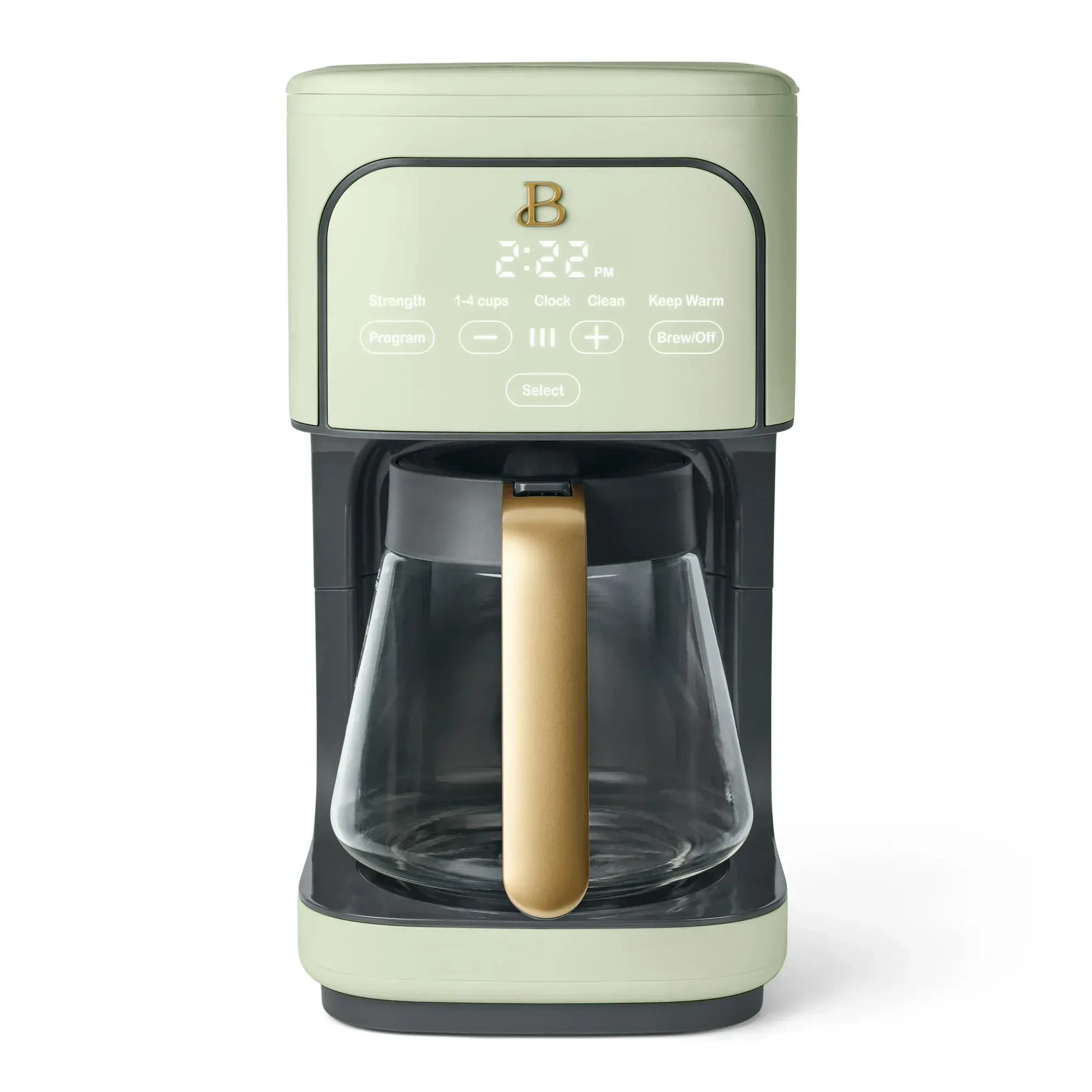 Beautiful 12 Cup Programmable Coffee Maker, White Icing by Drew Barrymore - Image 36
