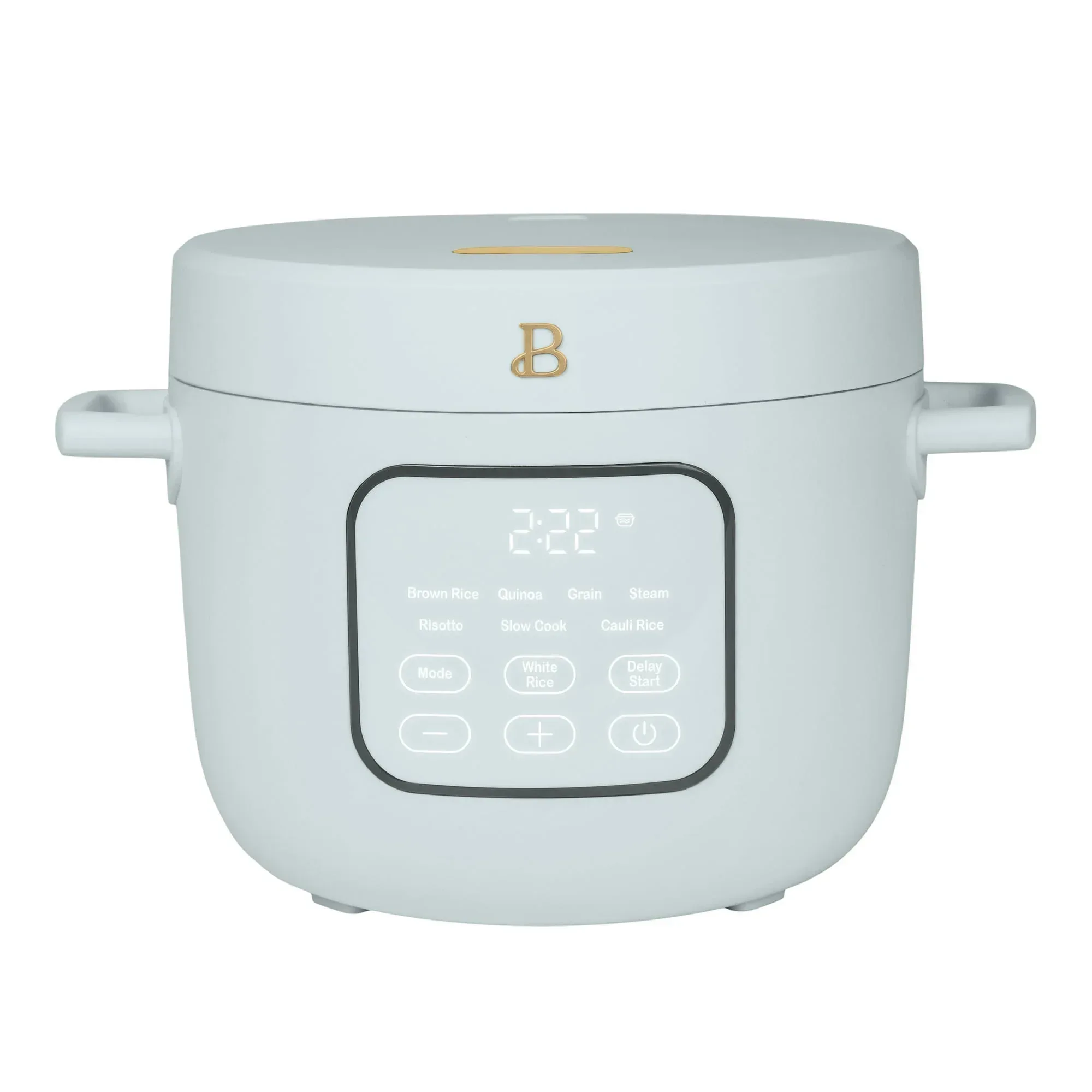 Beautiful 14-Cup Cooked, 6-Cups Uncooked Electric Rice and Grain Cooker, EverGood™ Ceramic Nonstick Coating, Cornflower Blue by Drew Barrymore - Image 7