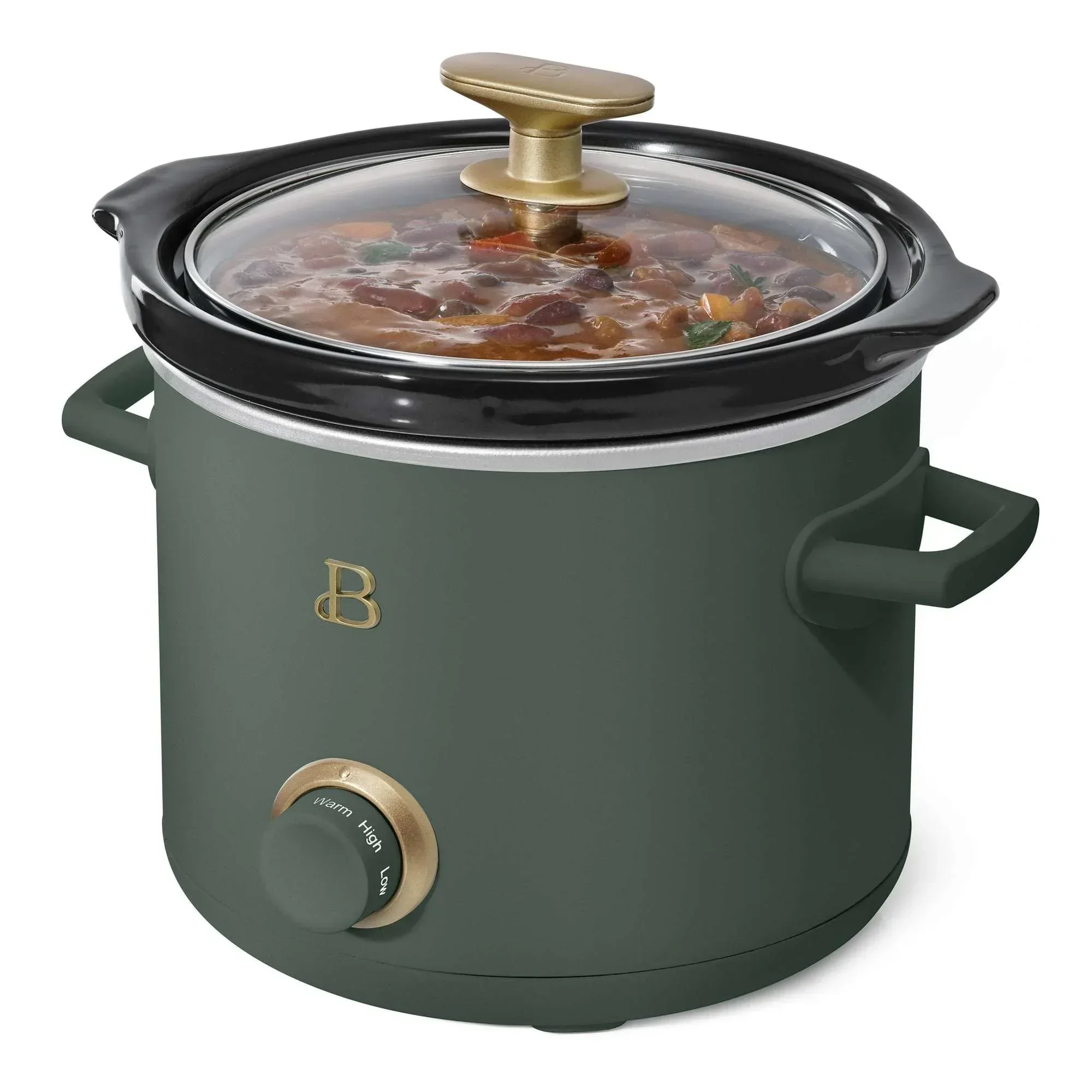 Beautiful 2 Qt Manual Slow Cooker, 2-Pack, Thyme Green + Porcini Taupe by Drew Barrymore - Image 10