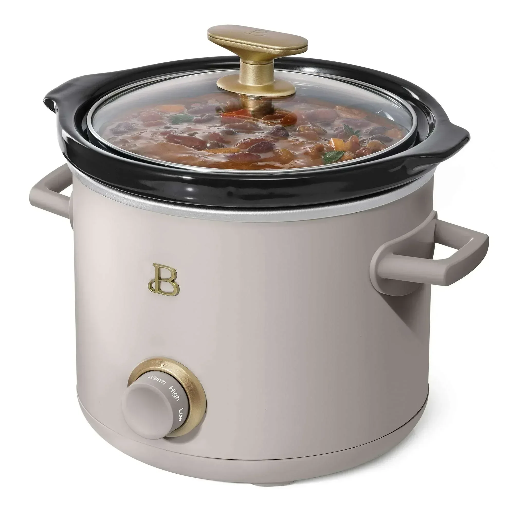 Beautiful 2 Qt Manual Slow Cooker, 2-Pack, Thyme Green + Porcini Taupe by Drew Barrymore - Image 11