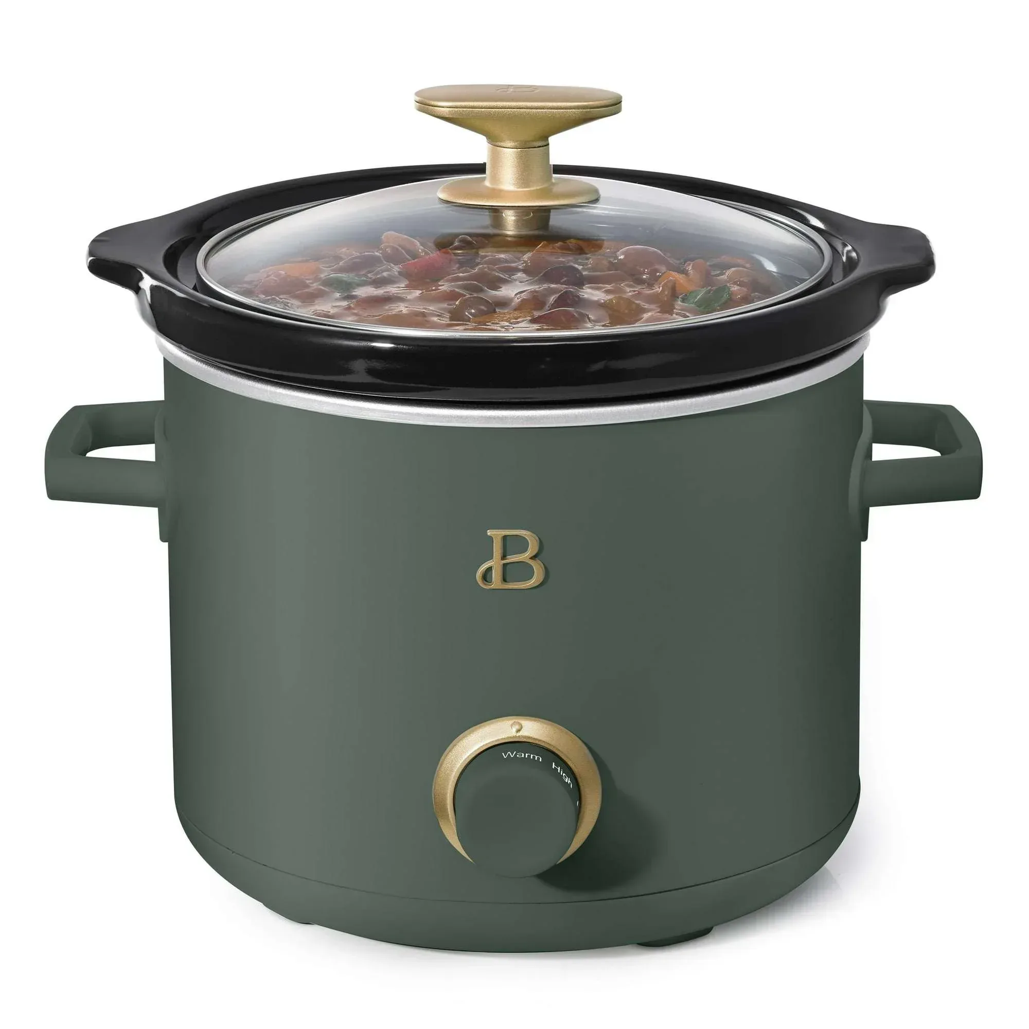 Beautiful 2 Qt Manual Slow Cooker, 2-Pack, Thyme Green + Porcini Taupe by Drew Barrymore - Image 12