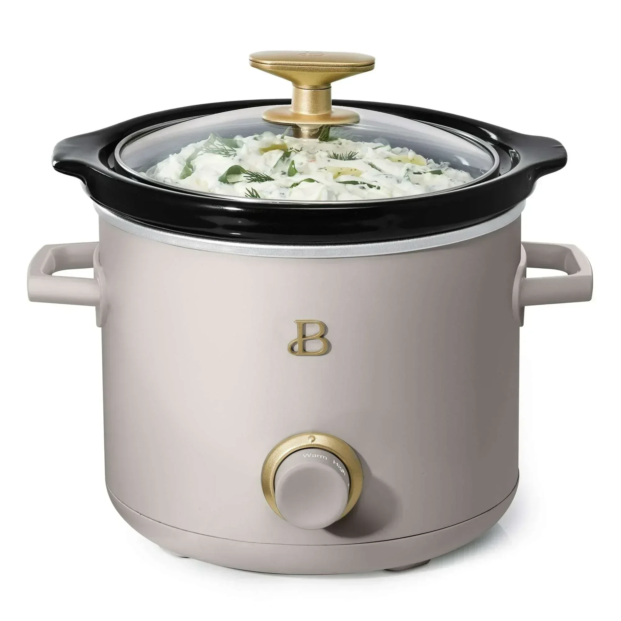 Beautiful 2 Qt Manual Slow Cooker, 2-Pack, Thyme Green + Porcini Taupe by Drew Barrymore - Image 13