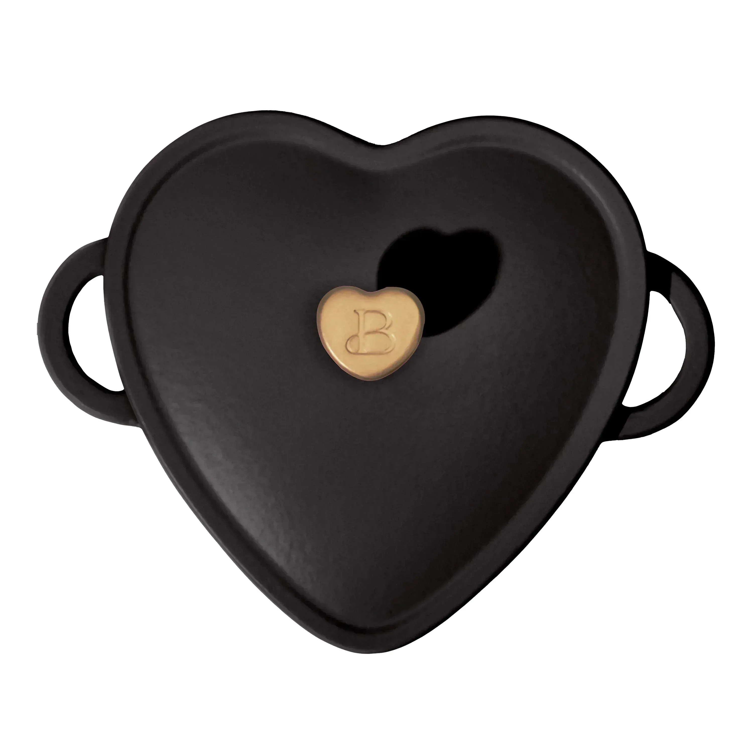 Beautiful 2QT Cast Iron Heart Dutch Oven, Black Sesame by Drew Barrymore - Image 6