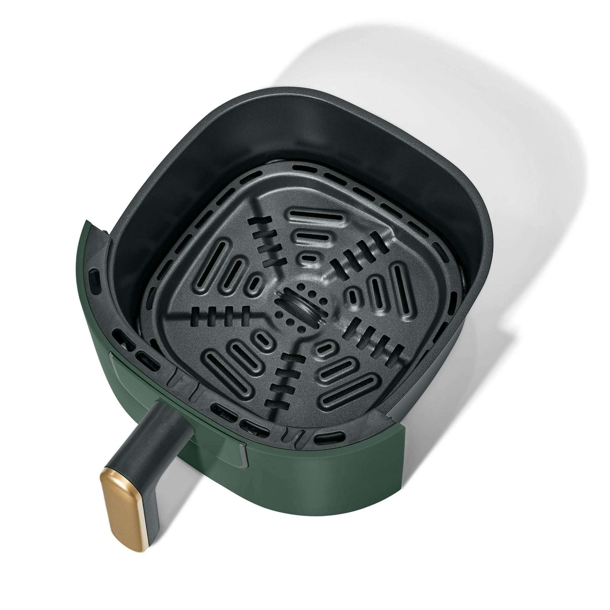 Beautiful 3 Qt Air Fryer with TurboCrisp Technology, EverGood Ceramic Nonstick Coating, Thyme Green by Drew Barrymore - Image 4