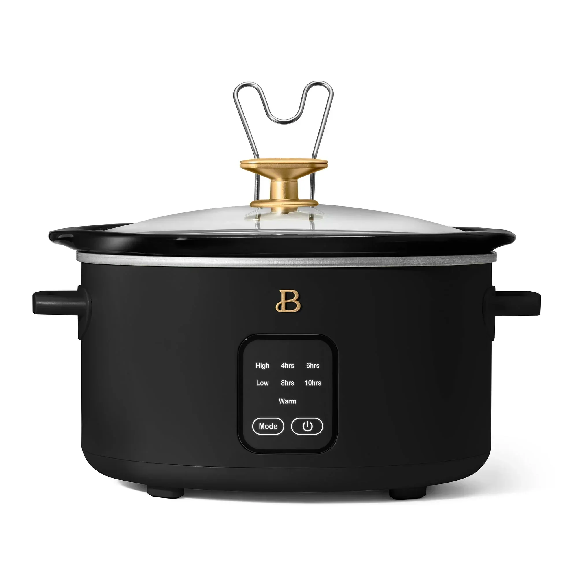 Beautiful 4Qt Slow Cooker with Touch-Activated Display, White Icing by Drew Barrymore - Image 2