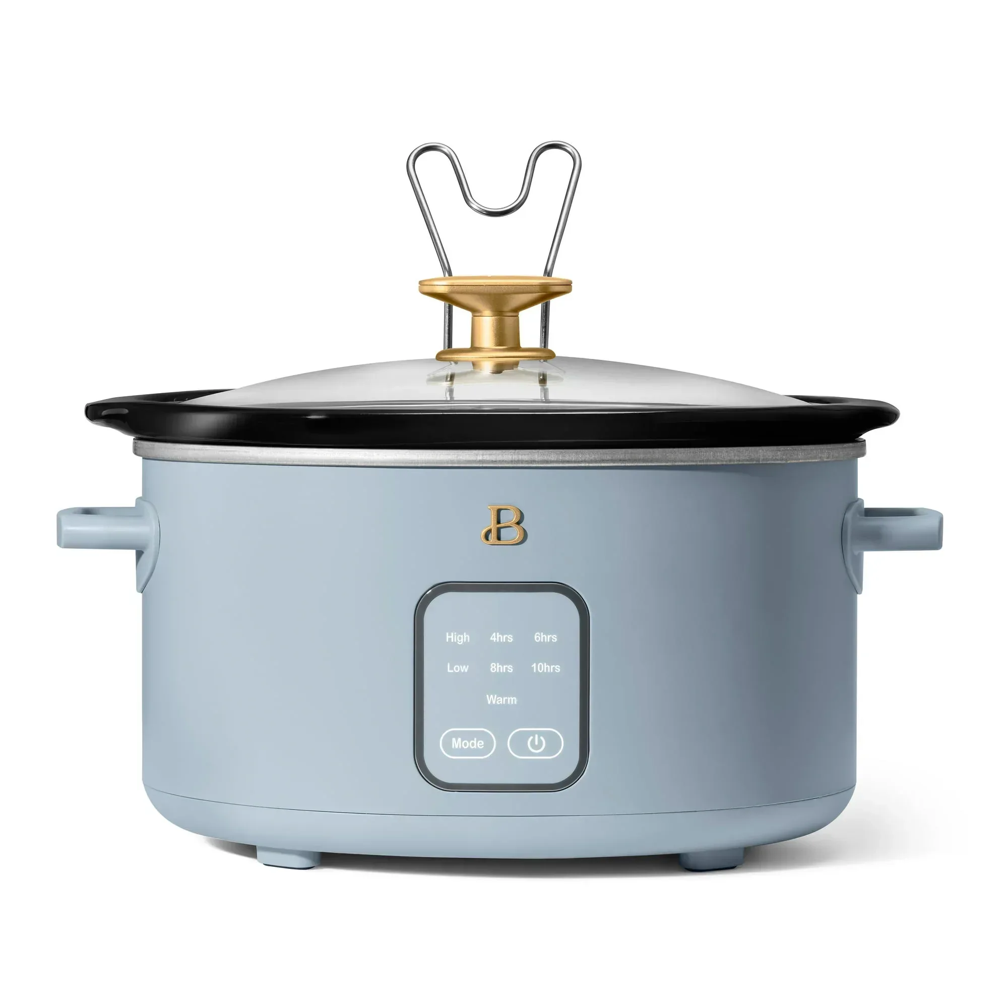 Beautiful 4Qt Slow Cooker with Touch-Activated Display, White Icing by Drew Barrymore - Image 3
