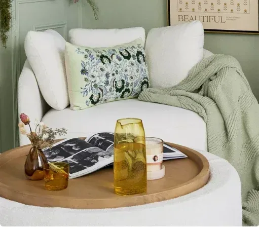 Beautiful Chenille Throw, Sage Green, 50 x 60 inches, by Drew Barrymore - Image 2