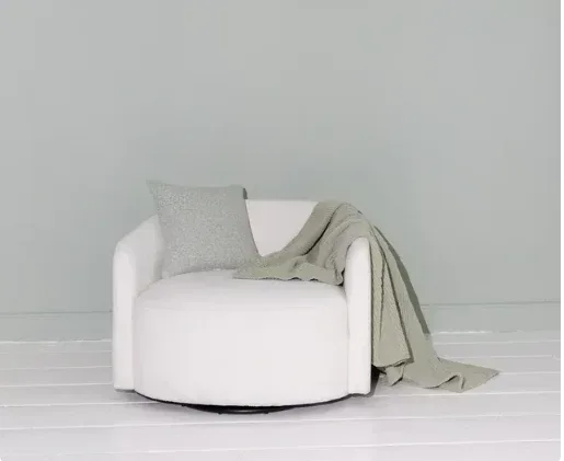 Beautiful Chenille Throw, Sage Green, 50 x 60 inches, by Drew Barrymore - Image 3