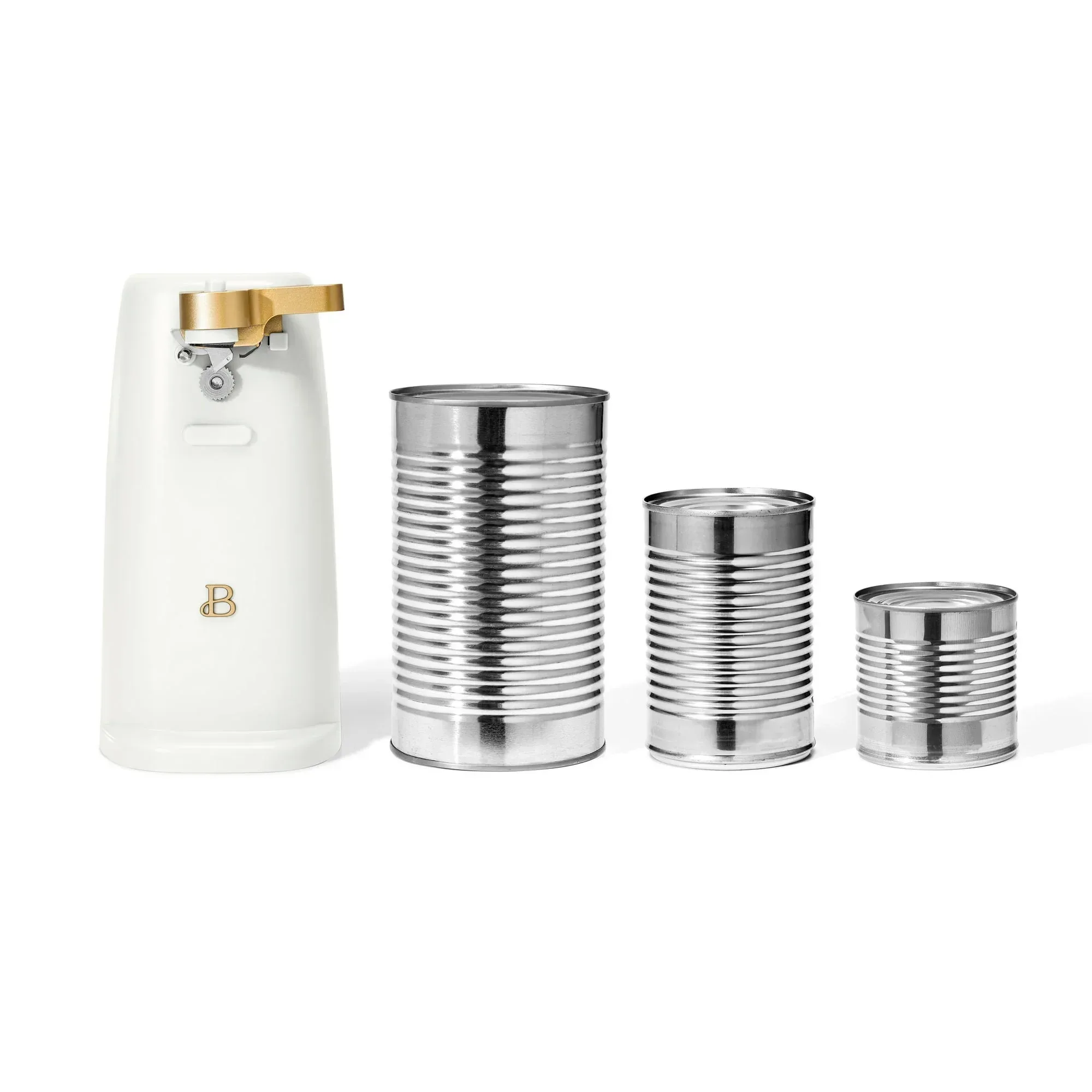 Beautiful Easy-Prep Electric Can Opener, White Icing by Drew Barrymore - Image 2