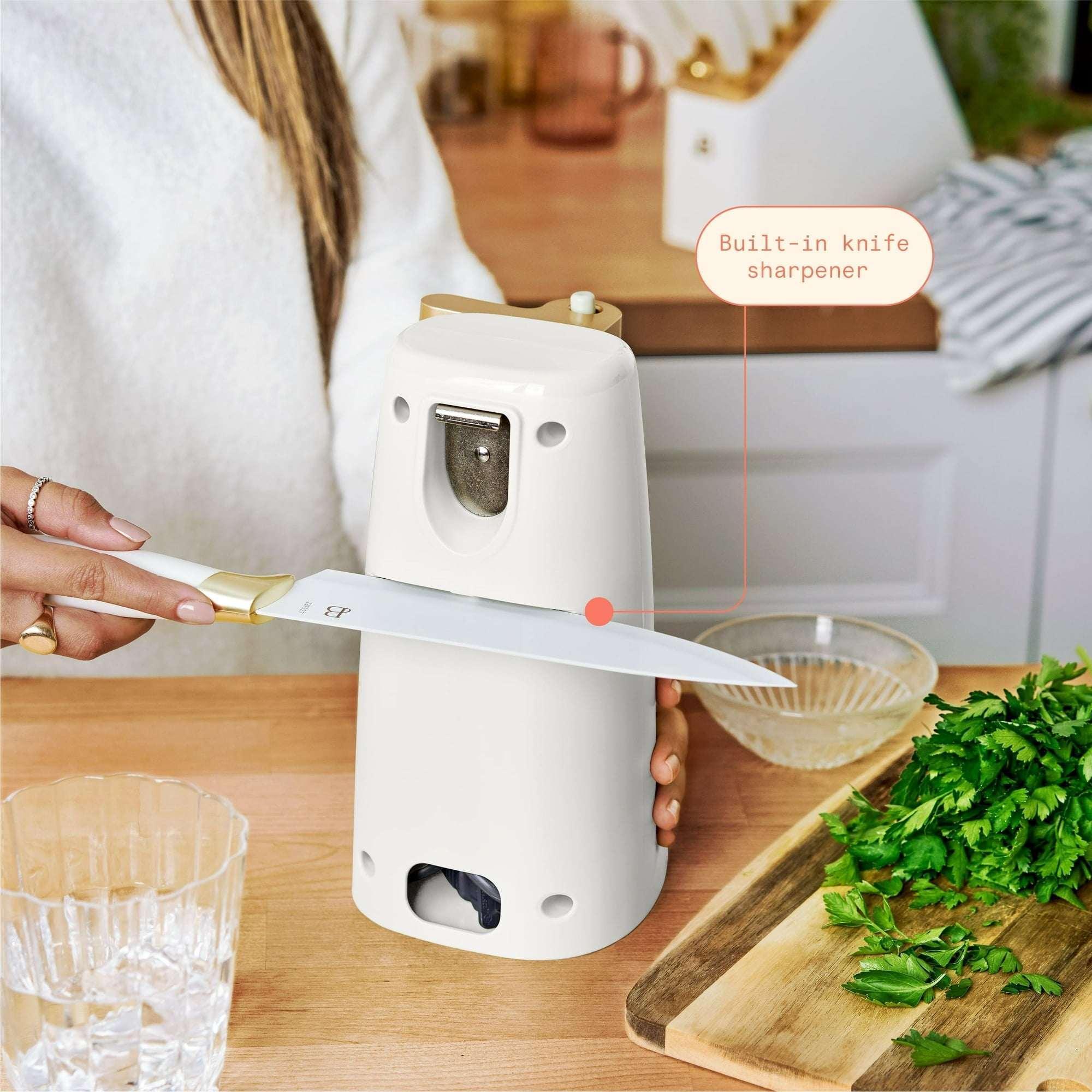 Beautiful Easy-Prep Electric Can Opener, White Icing by Drew Barrymore - Image 4