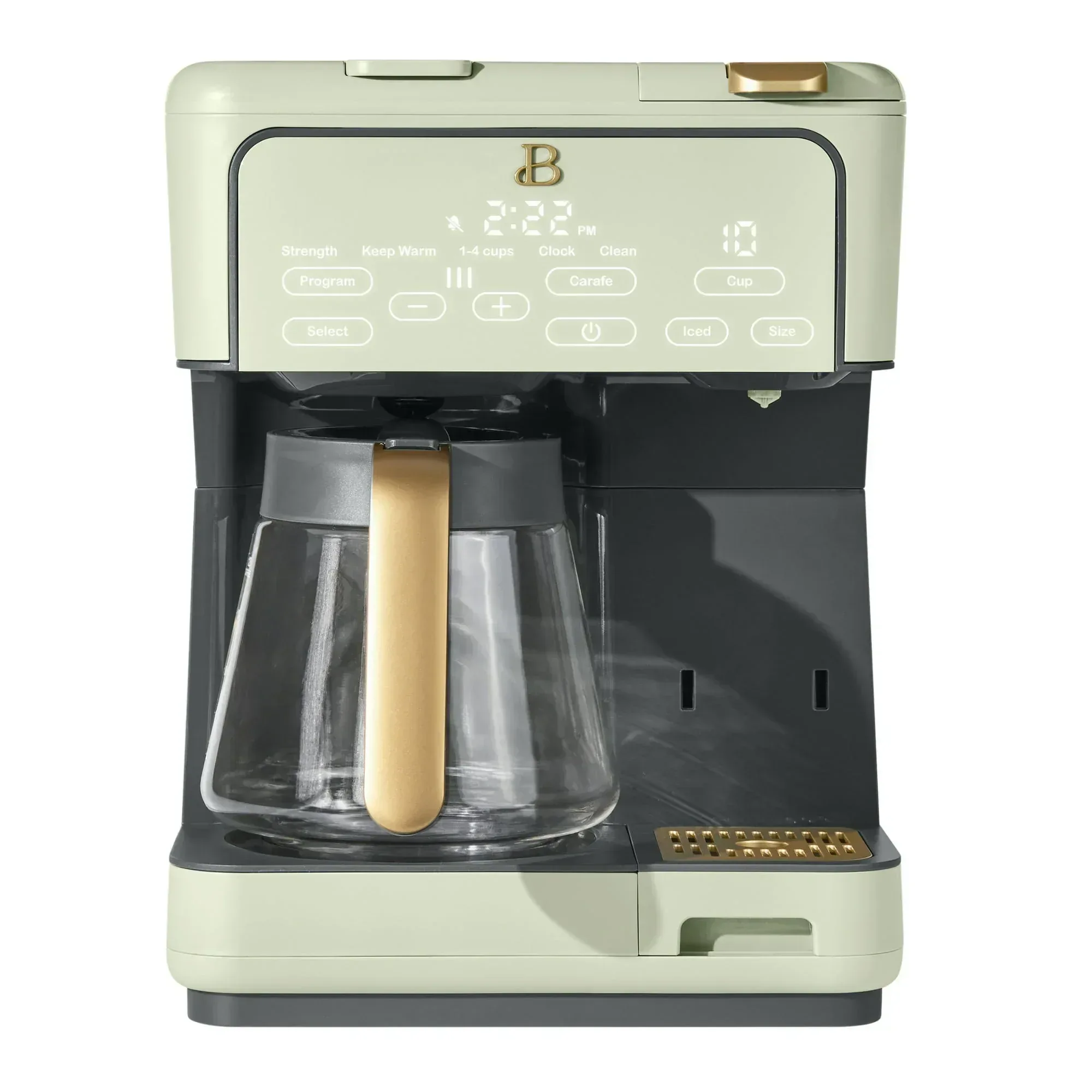 Beautiful Multi-Brew 12-Cup Programmable Drip & Single-Serve Coffee Maker, White Icing by Drew Barrymore - Image 34