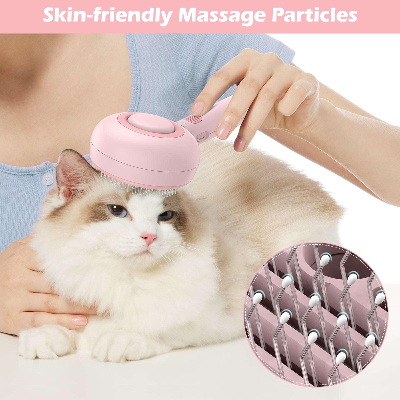 BEBANG Cat Steam Brush 3 in 1, One-Click Hair Removal Brush with Steam for Cats and Dogs - Image 6