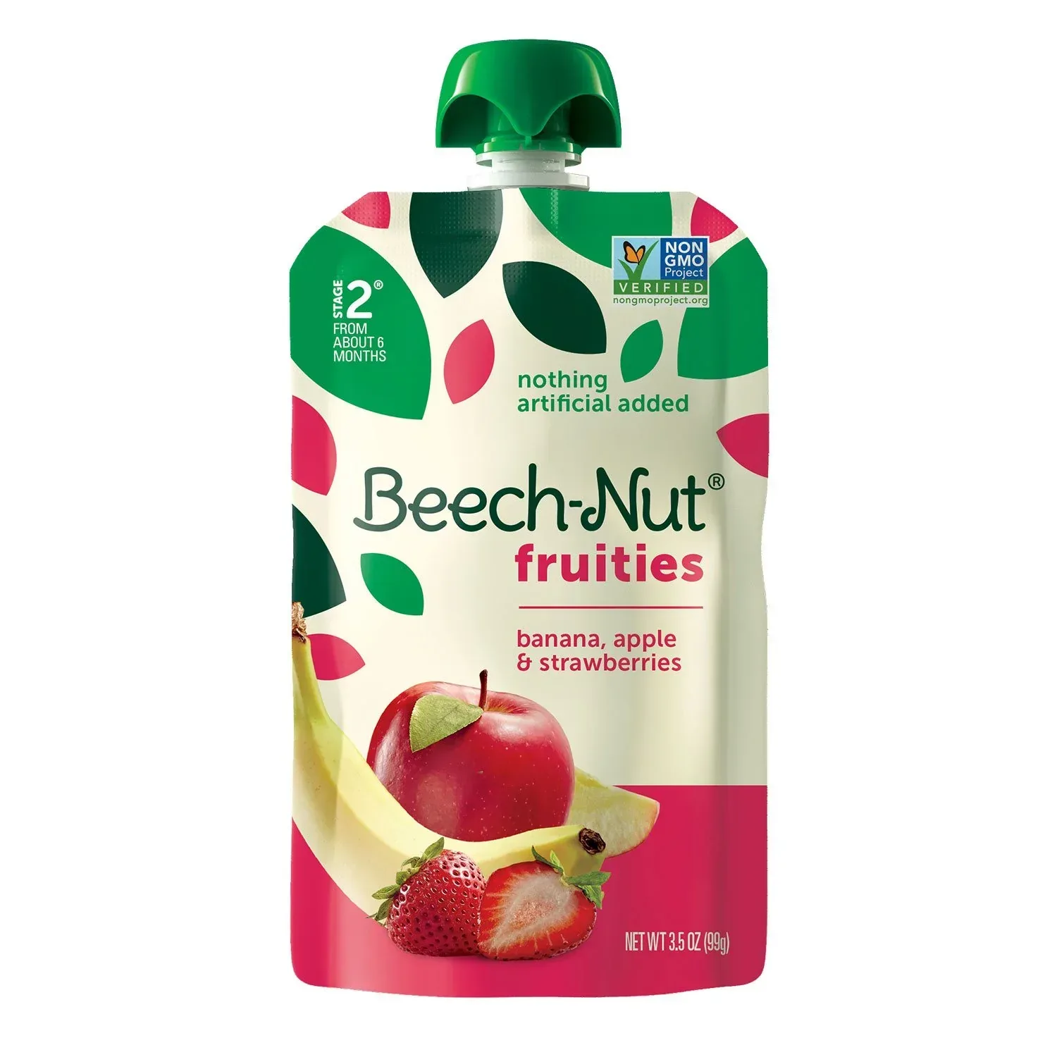Beech-Nut Veggies and Fruities Stage 2 Baby Food Pouch, Variety Pack, 3.5 oz., 18 ct. - Image 4