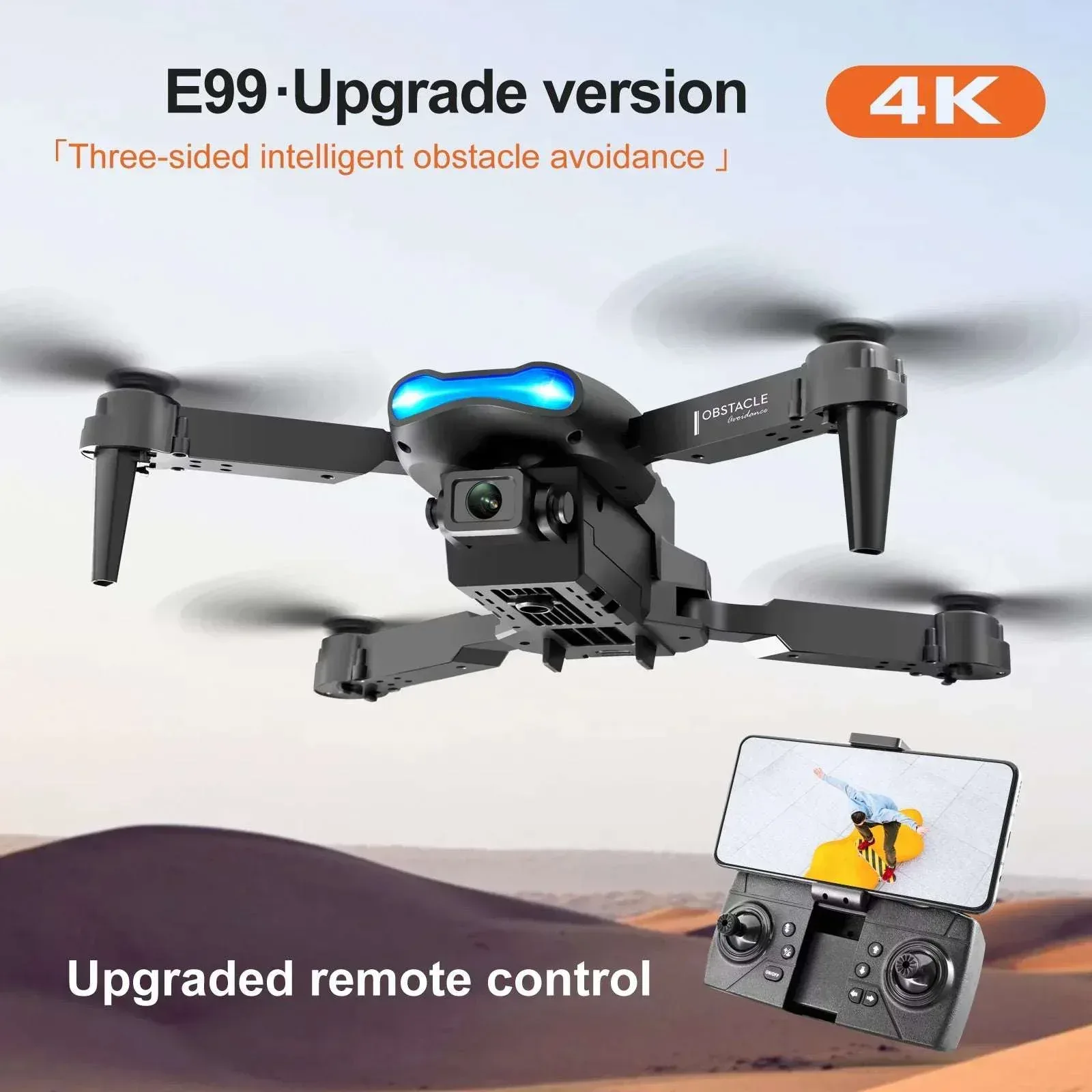 BEEPRINCESS Drone with 4K HD Dual Camera for Adults Kids, RC Quadcopter with 2 Modular 1800mAh Batteries for 30 Mins Long Flight - Image 2