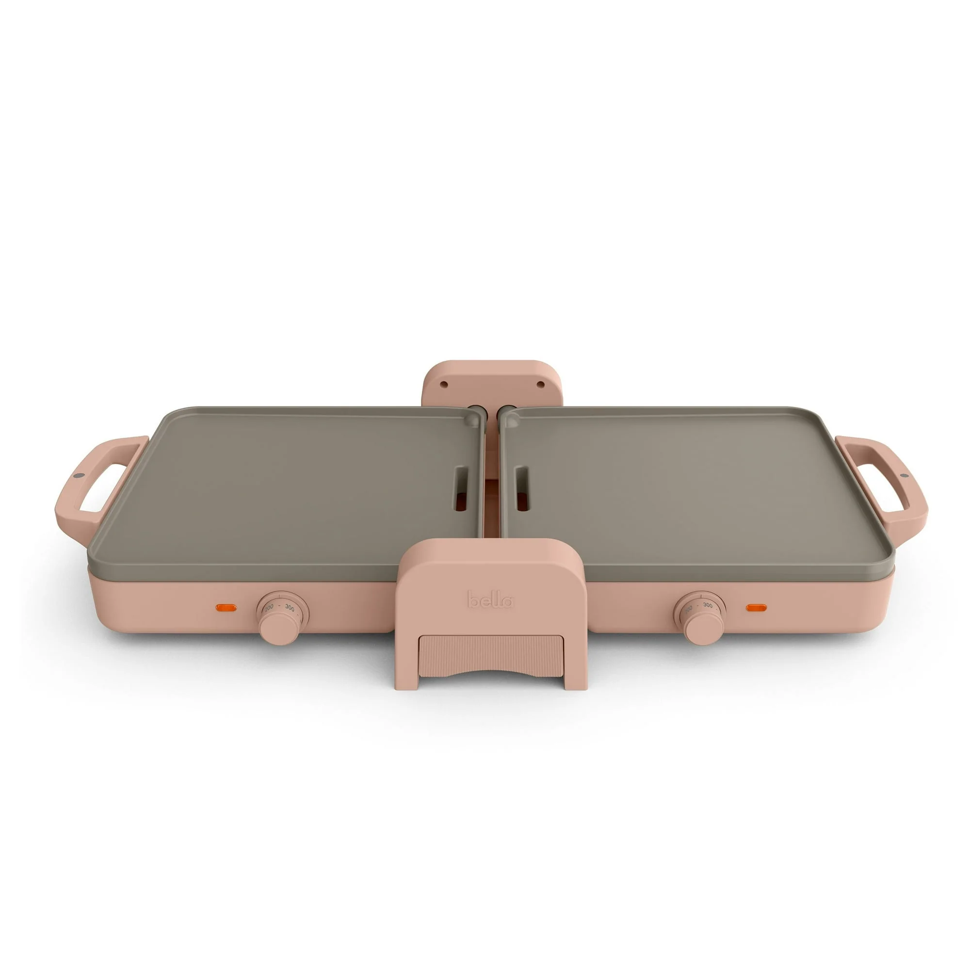 bella 10"x 20" Ceramic Fold-n-Store Dual Temp Griddle, EverGood™ Ceramic Nonstick Coating, Oatmilk - Image 7