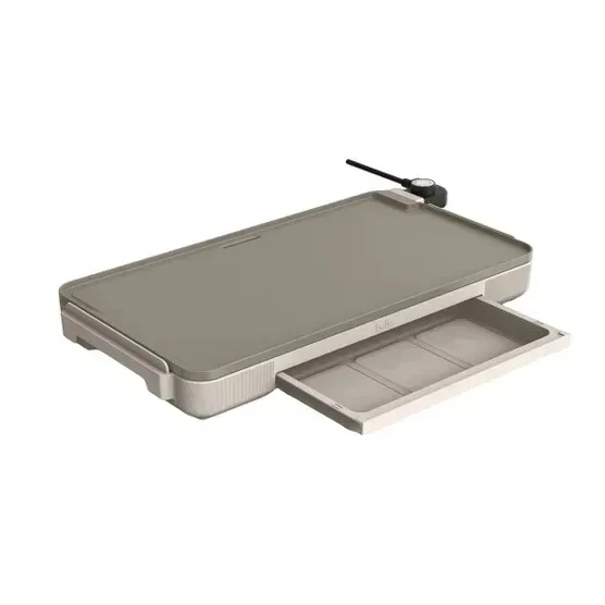 bella 12" x 22" XL Griddle with Warming Tray - Image 3