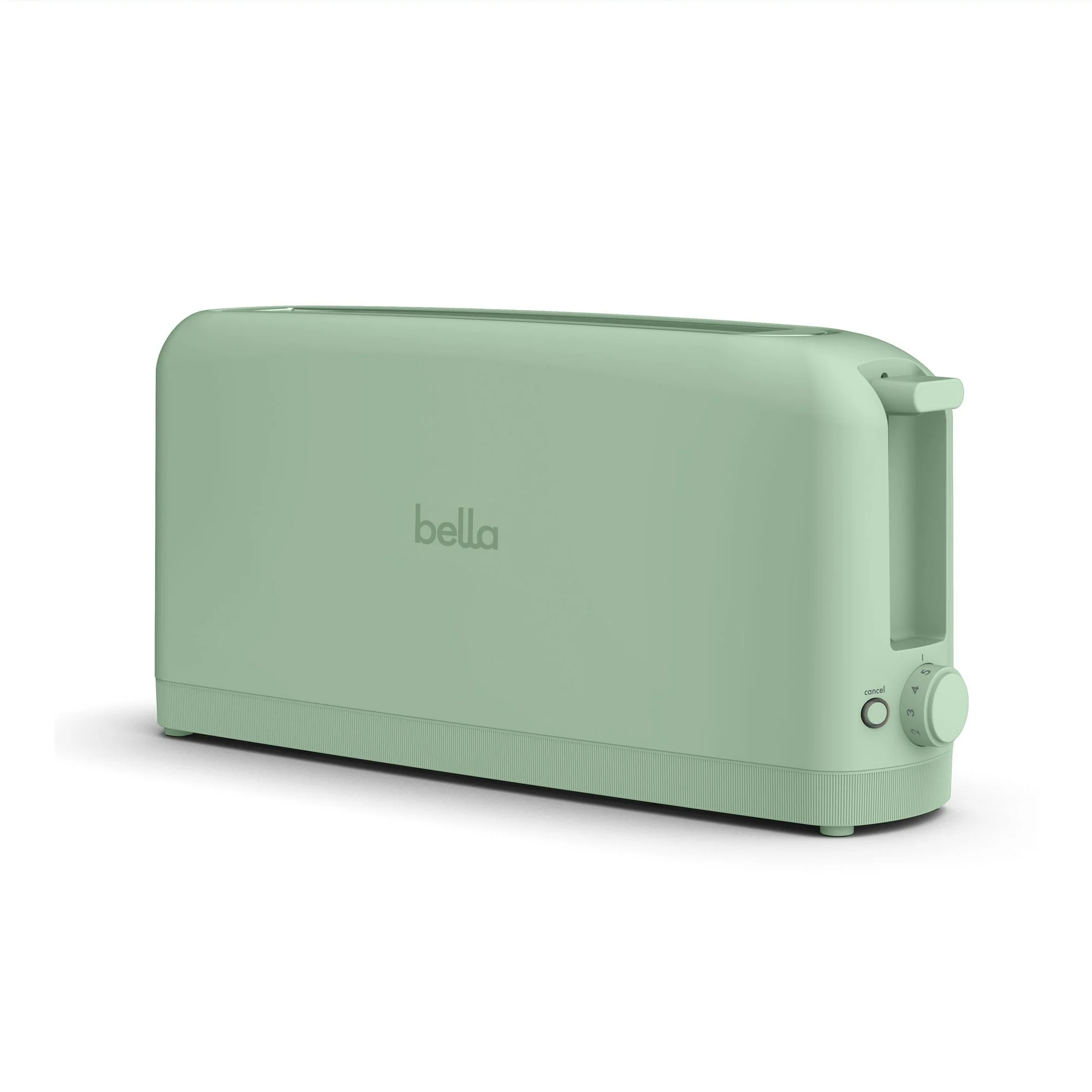 bella 2-Slice Slim Toaster with Extra Long Slot, 6 Setting Shade Control with Reheat & Cancel Buttons, Oatmilk - Image 9